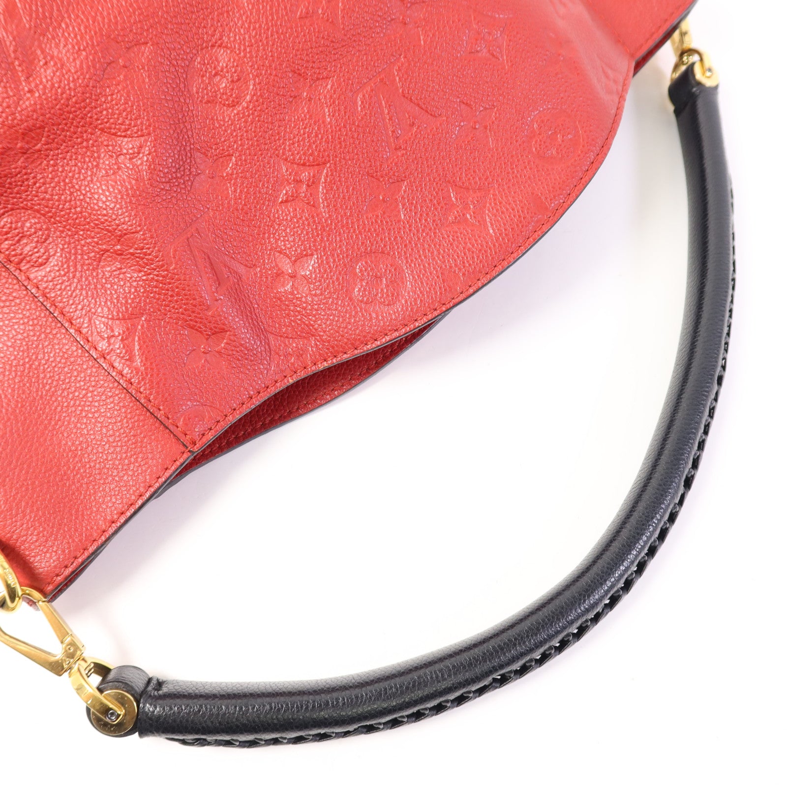 LOUIS VUITTON Monogram Empreinte Bagatelle金扣肩背袋