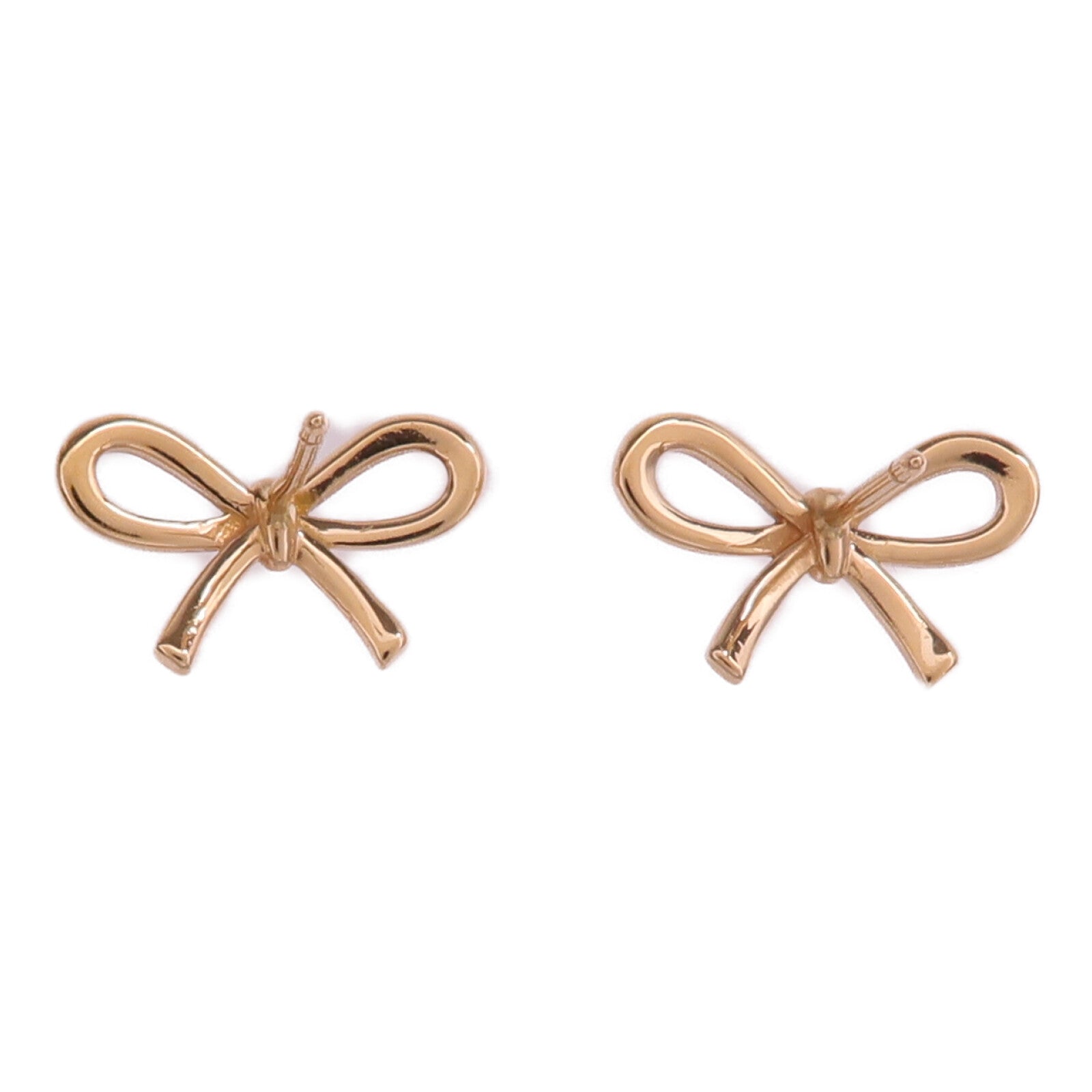 TIFFANY＆CO 18K黃金Bow Earring耳環