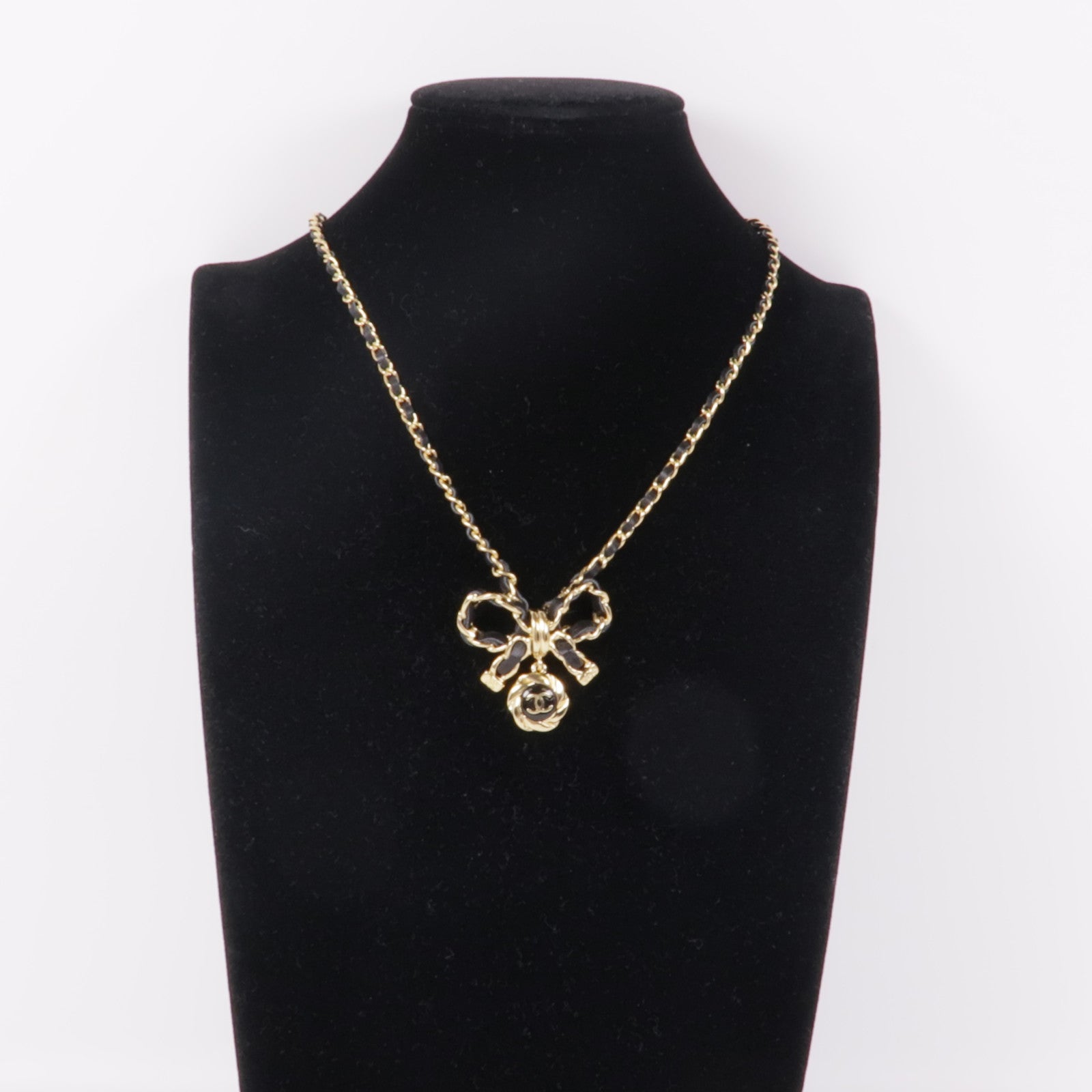 CHANEL 皮革/金屬Necklace項鍊