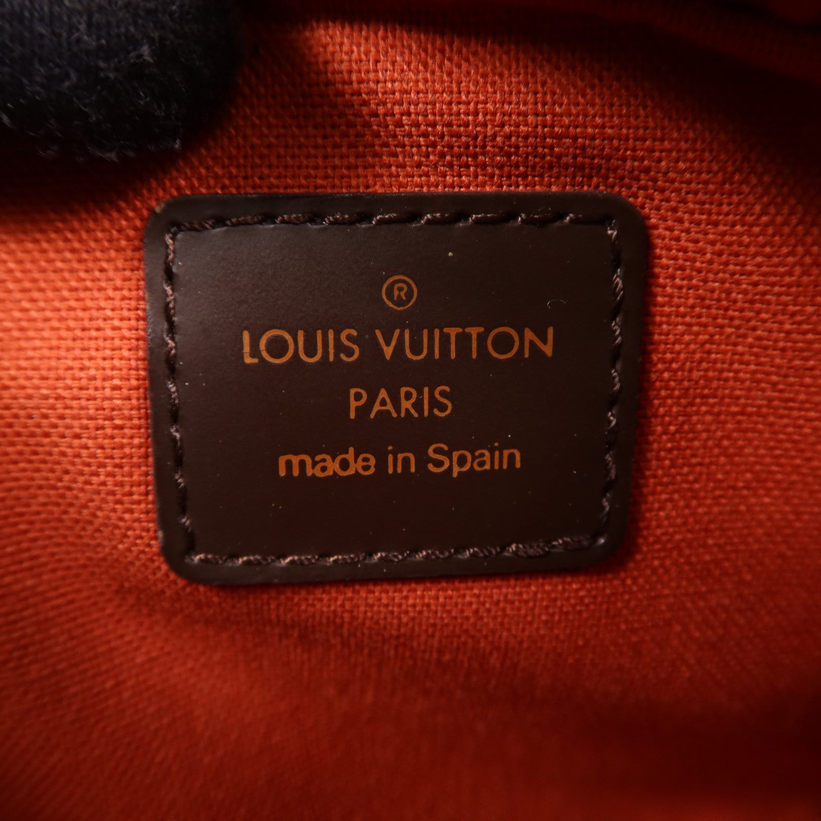 LOUIS VUITTON Damier Ebene Geronimos金扣腰包