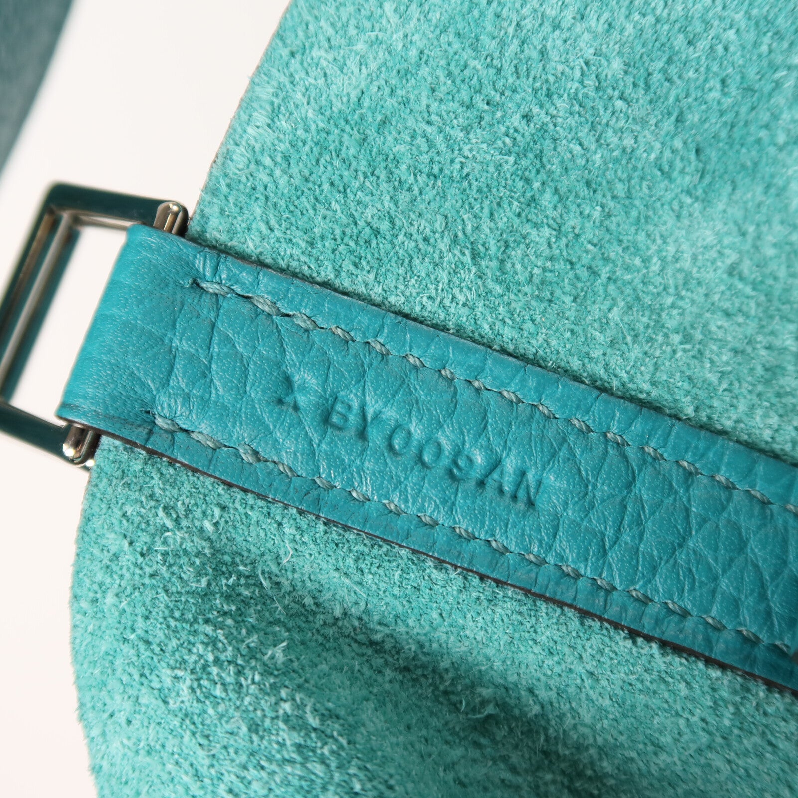 HERMES Clemence皮革Picotin MM銀扣手挽袋Bleu Paon