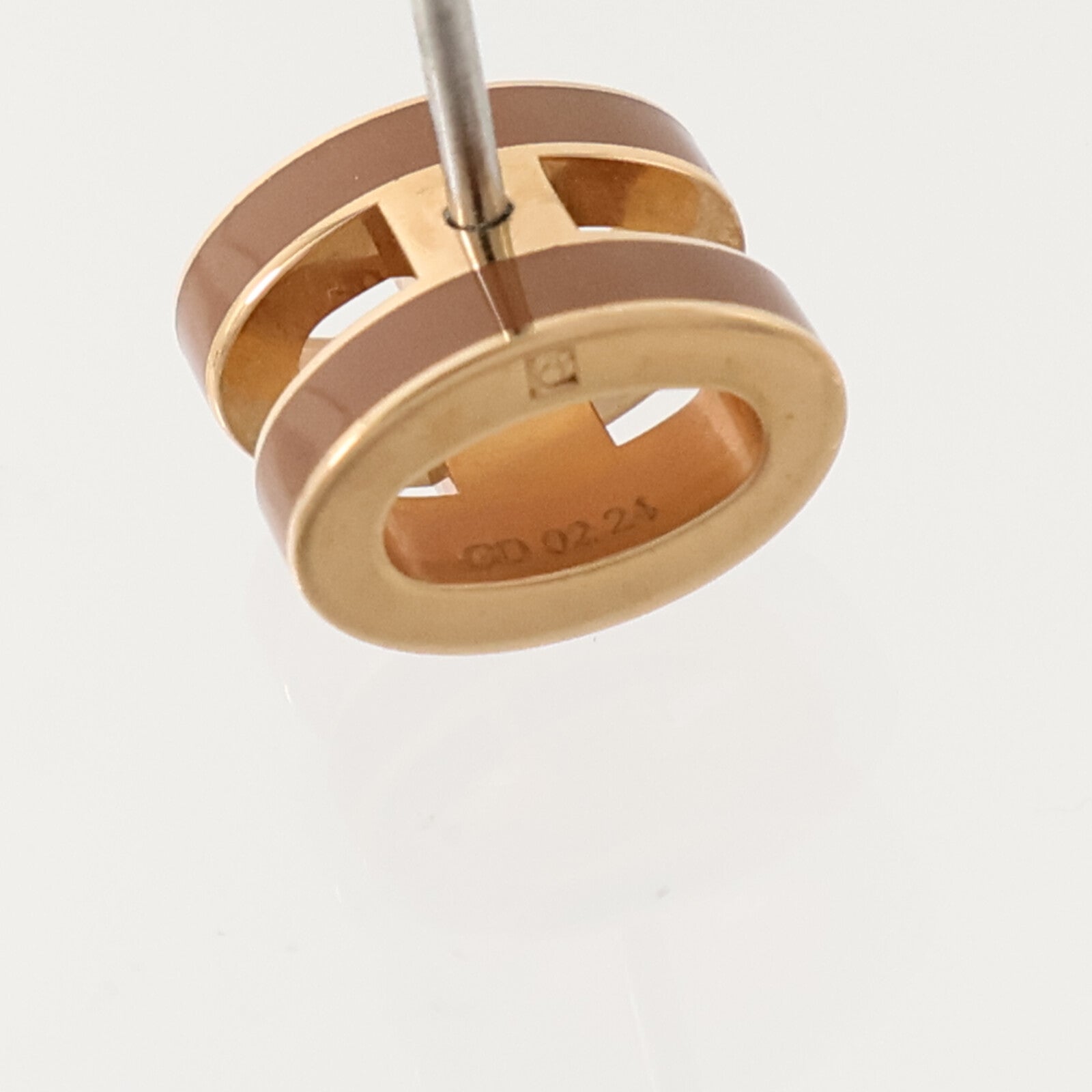 HERMES 金屬/琺瑯Mini Pop H Earrings耳環