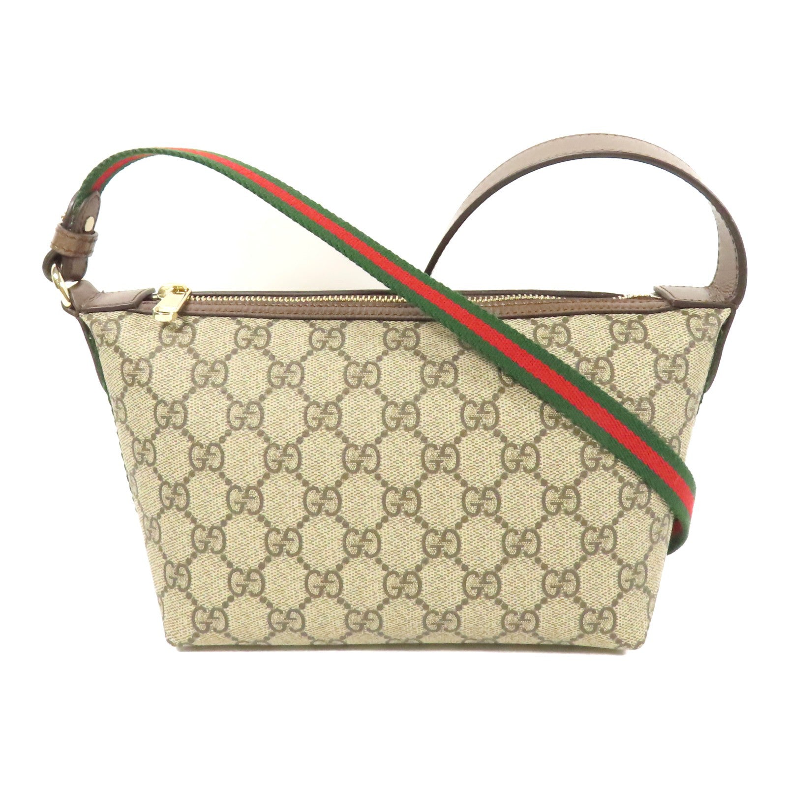 GUCCI 【激減優惠】塗層帆布Ophidia Mini Bag金扣肩背袋