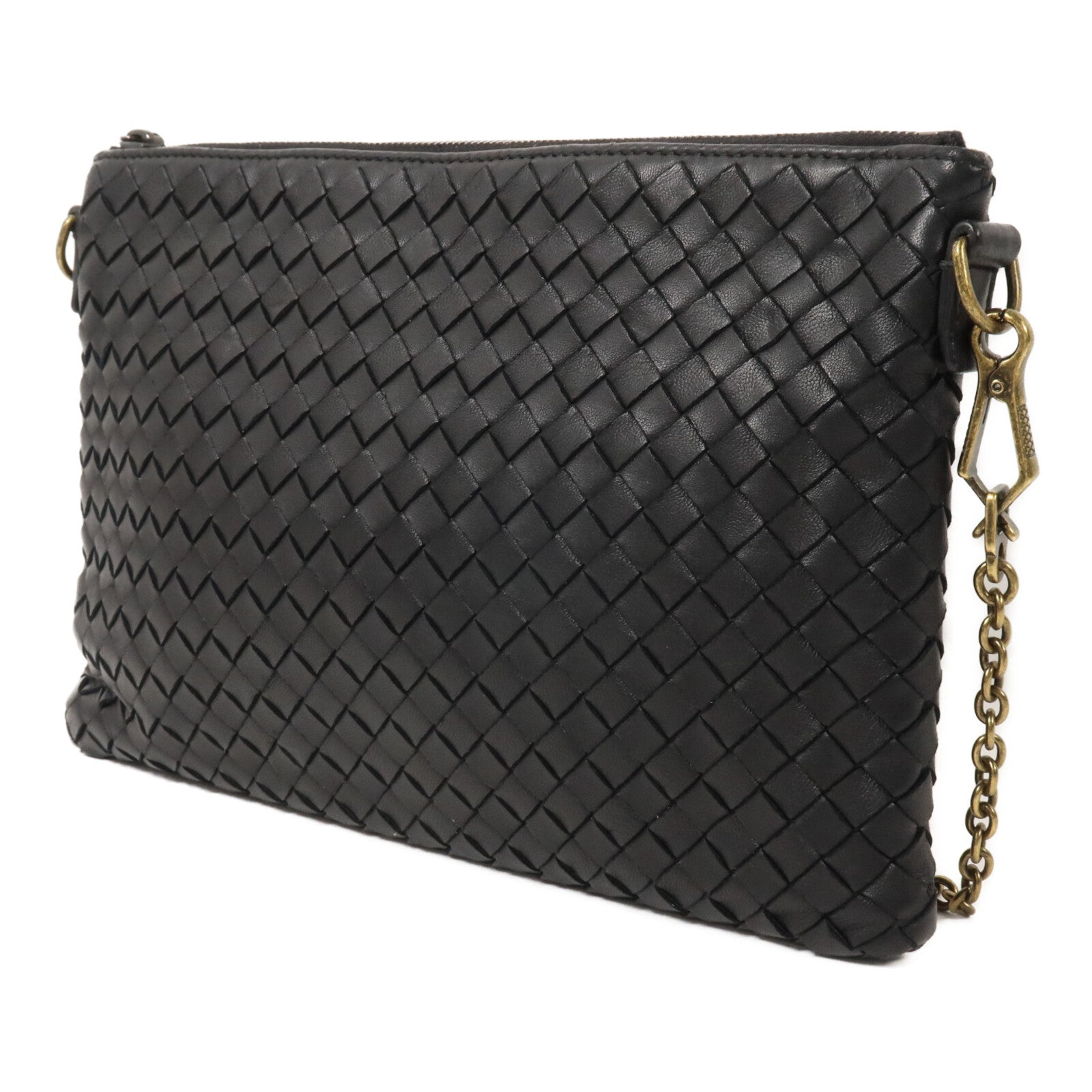 BOTTEGA VENETA 牛皮皮革Chain Shoulder鏈帶肩背袋