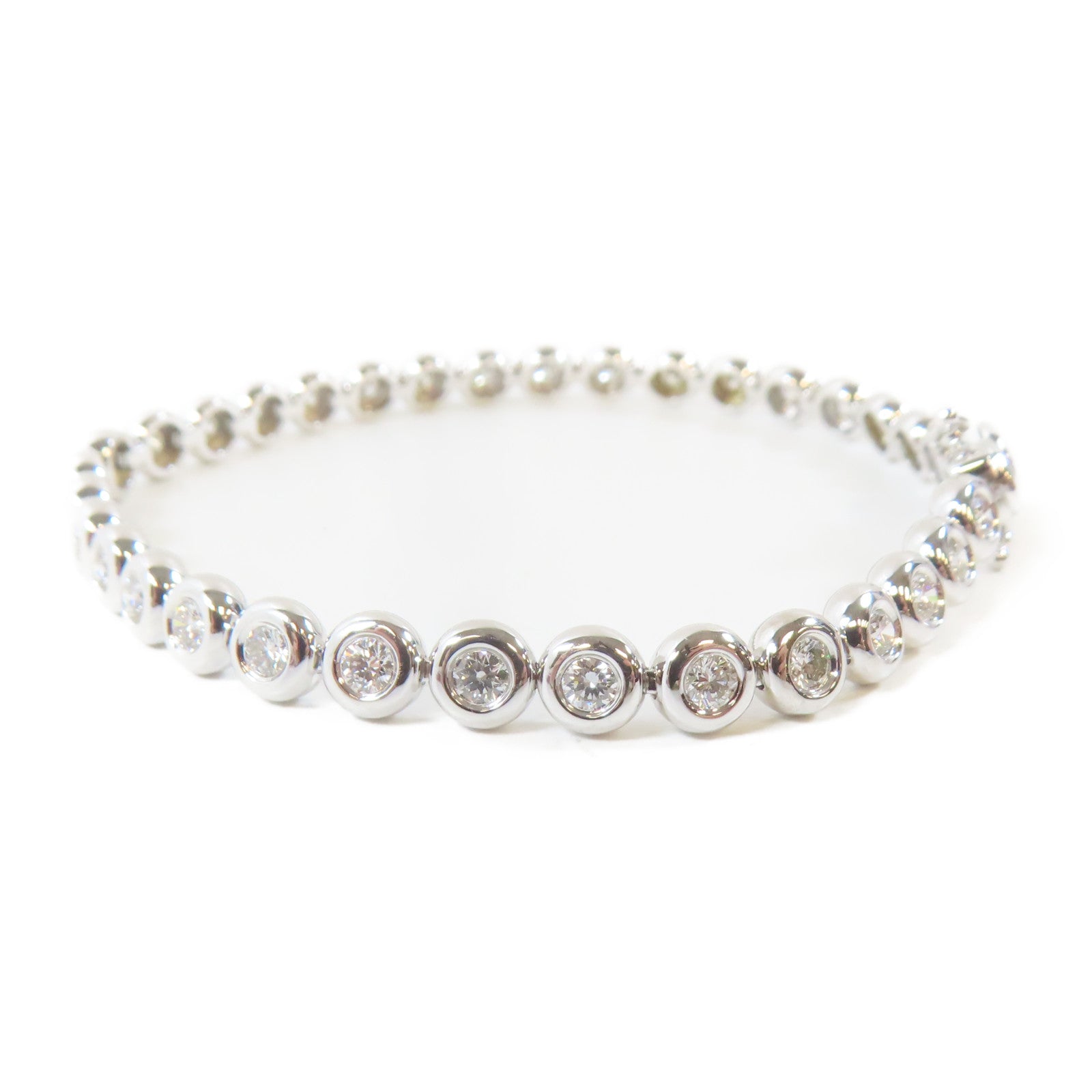 JEWELRY 18K白金Diamond Bracelet2.312ct鑽石手鏈#16.5cm