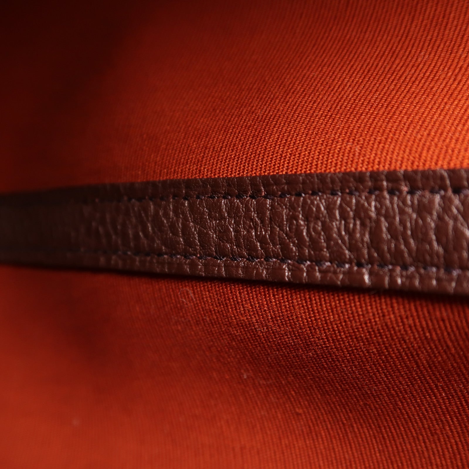 HERMES 帆布Garden Party TPM銀扣手挽袋Cuivre