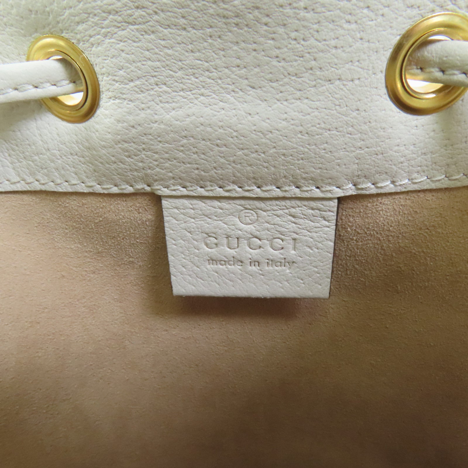 GUCCI 塗層帆布Ophidia Mini Bucket肩背袋