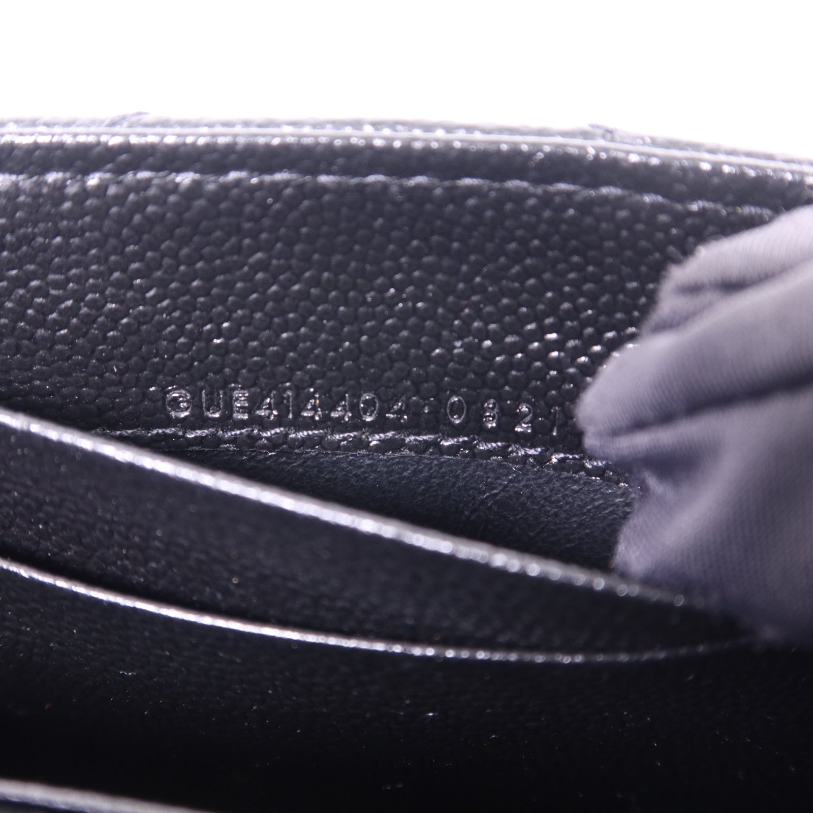 SAINT LAURENT 牛皮皮革Card Case金扣卡片套