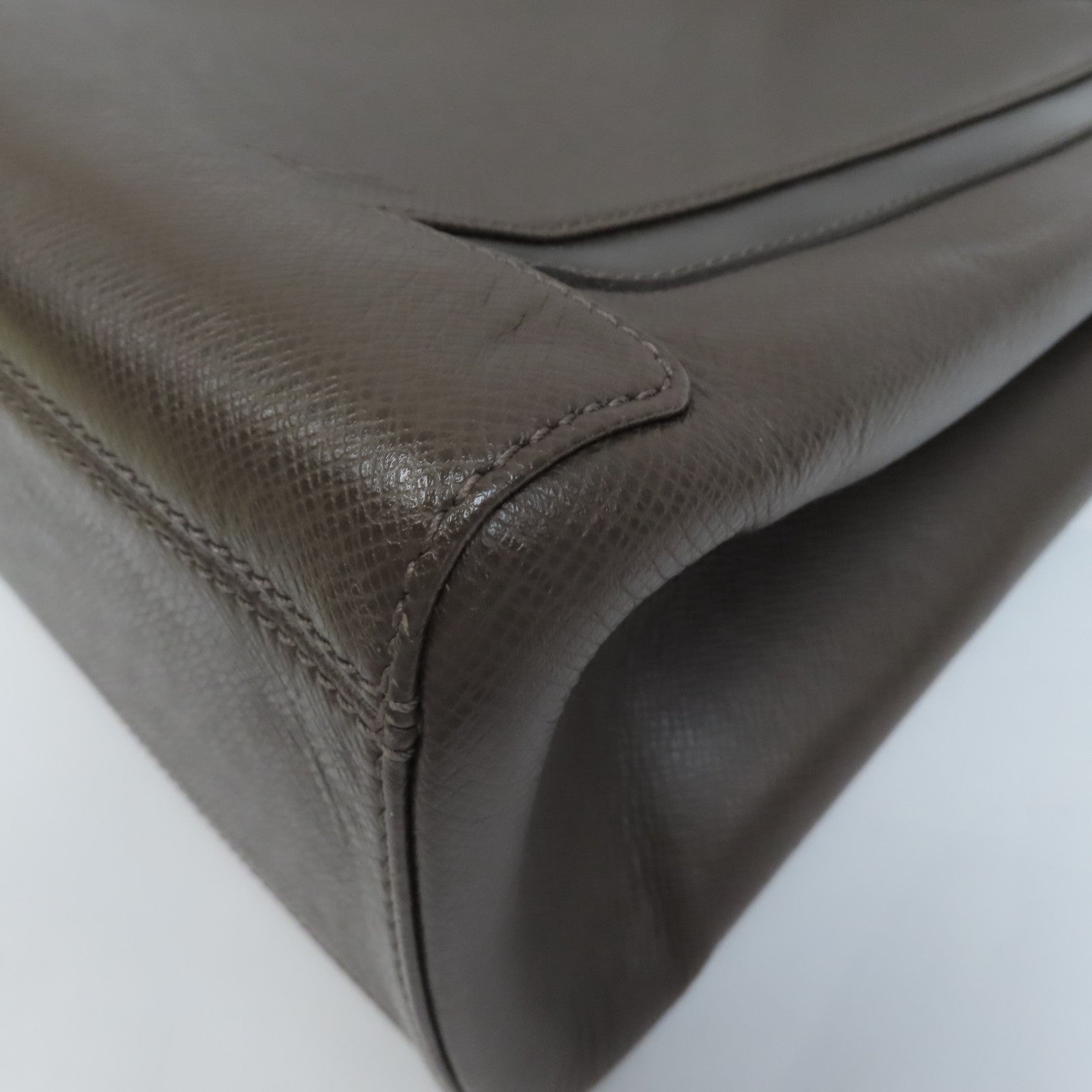 LOUIS VUITTON Taiga Kasbek GM銀扣公事包啡色