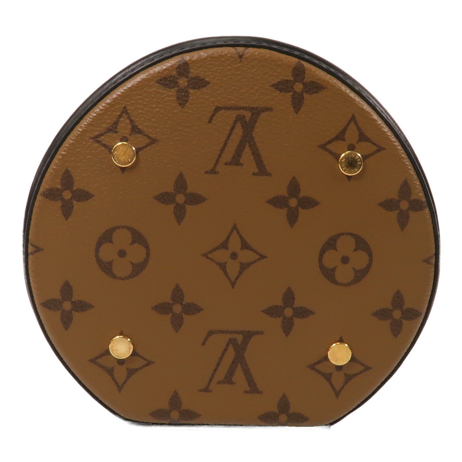 LOUIS VUITTON Monogram Reverse Cannes金扣手挽肩背兩用袋