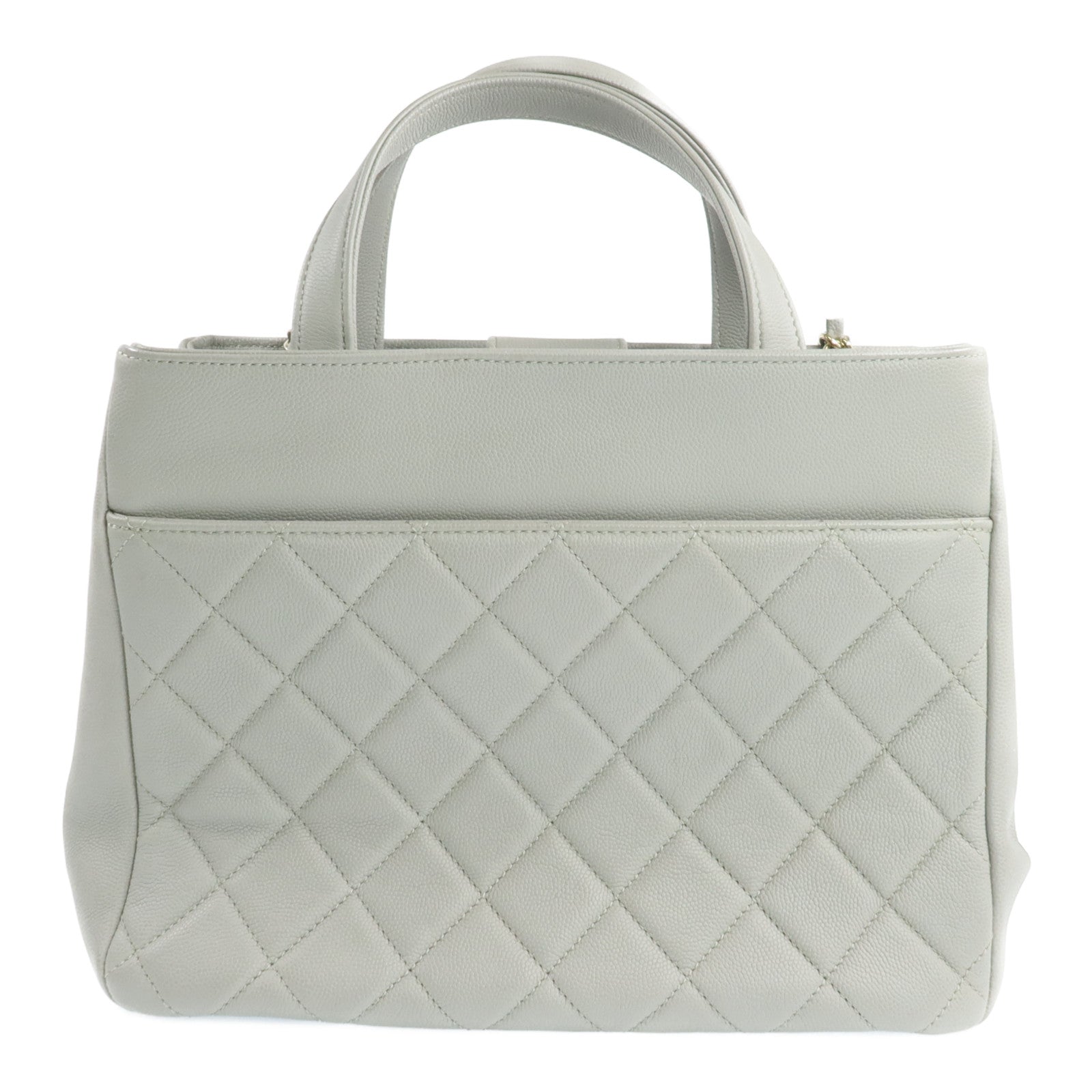 CHANEL 牛皮皮革Business Affinity金扣手挽肩背兩用袋