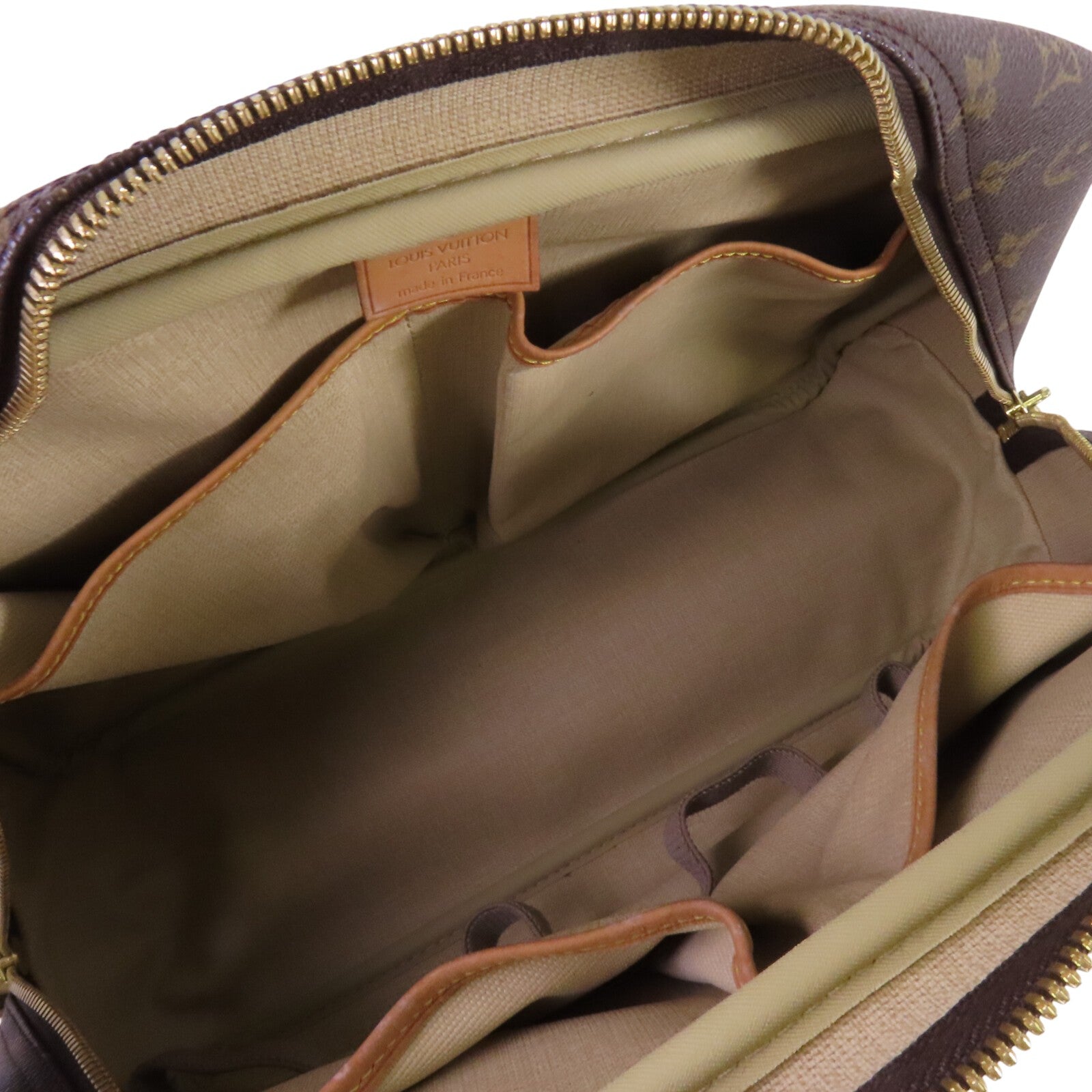 LOUIS VUITTON Monogram Deauville金扣手挽袋