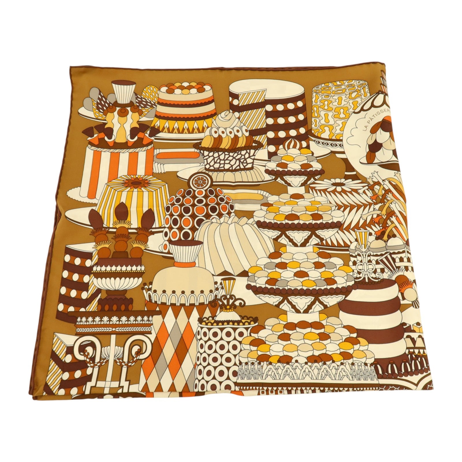 HERMES 絲質Scarf 90x90cm絲巾