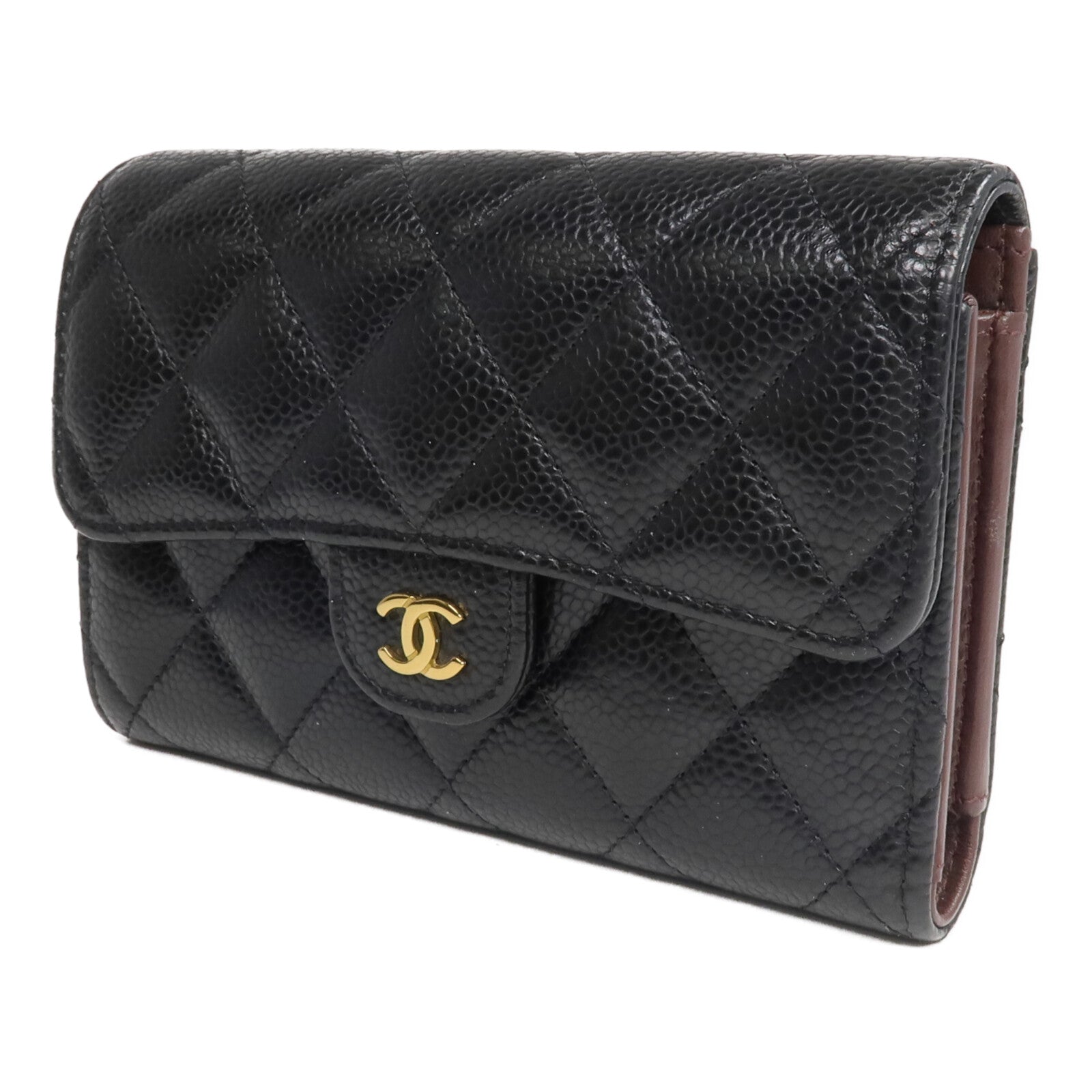 CHANEL 牛皮皮革Classic Medium Flap Wallet長錢包