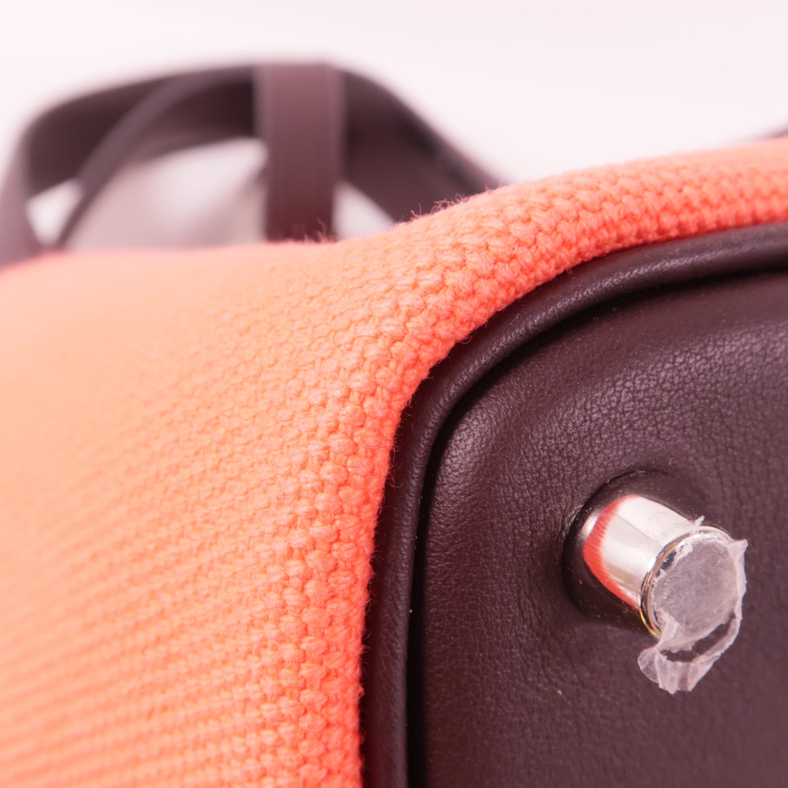 HERMES 【激減優惠】帆布Picotin PM Cargo手挽袋OERose Texas