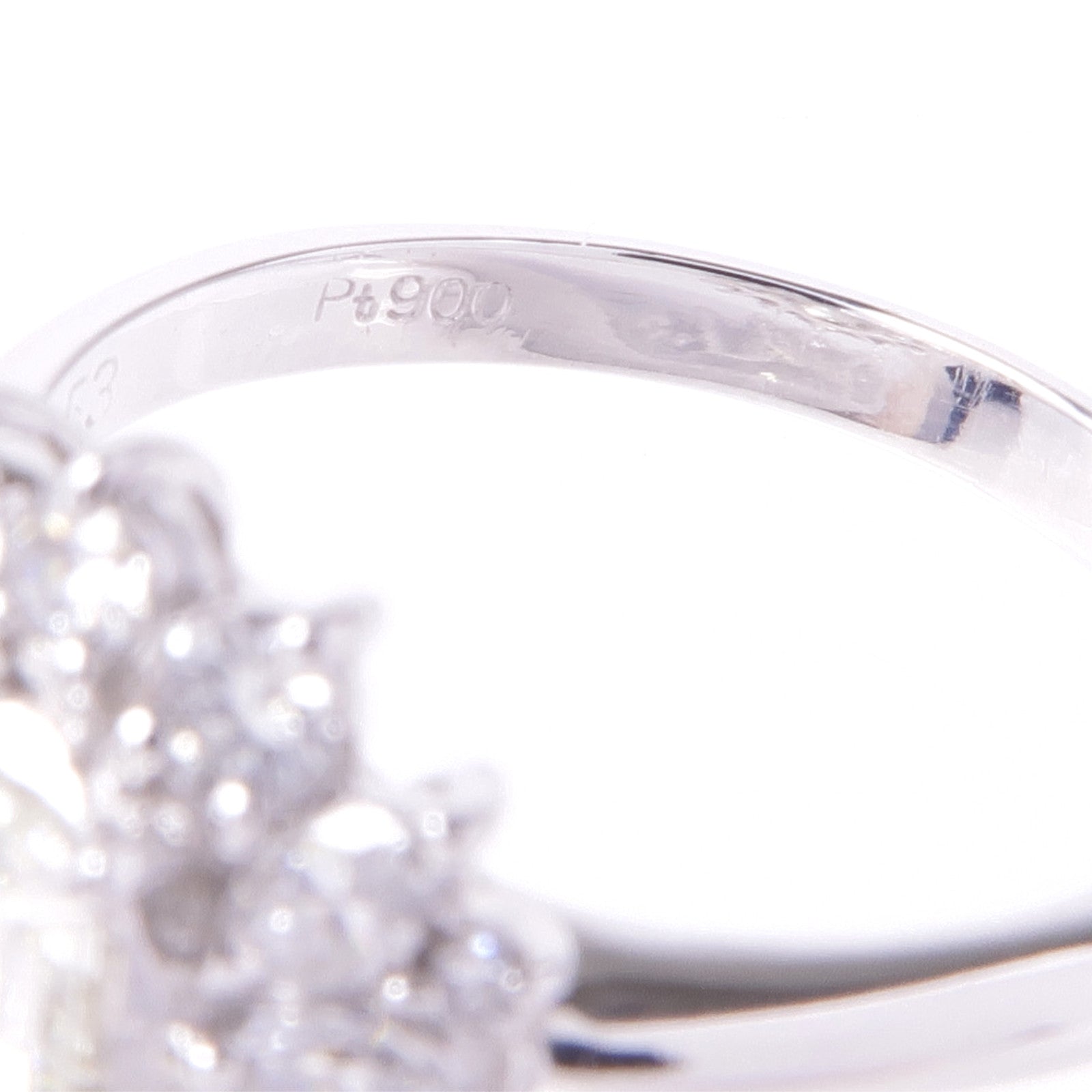 JEWELRY PT900鉑金Diamond Ring鑽石戒指US#6.5