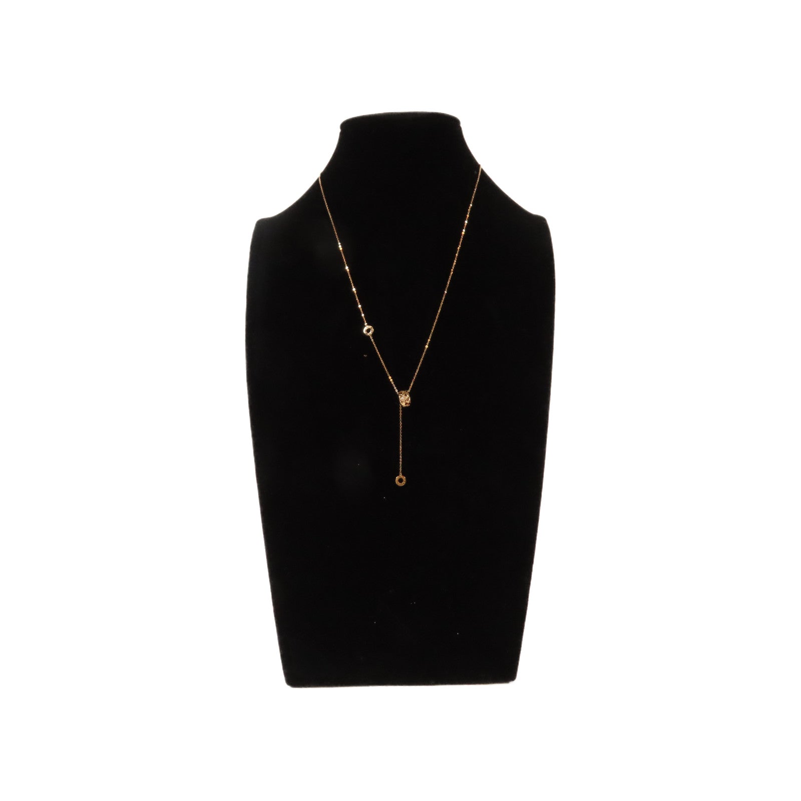 JEWELRY 18K玫瑰金1.6g Diamond Necklace鑽石項鍊#44cm