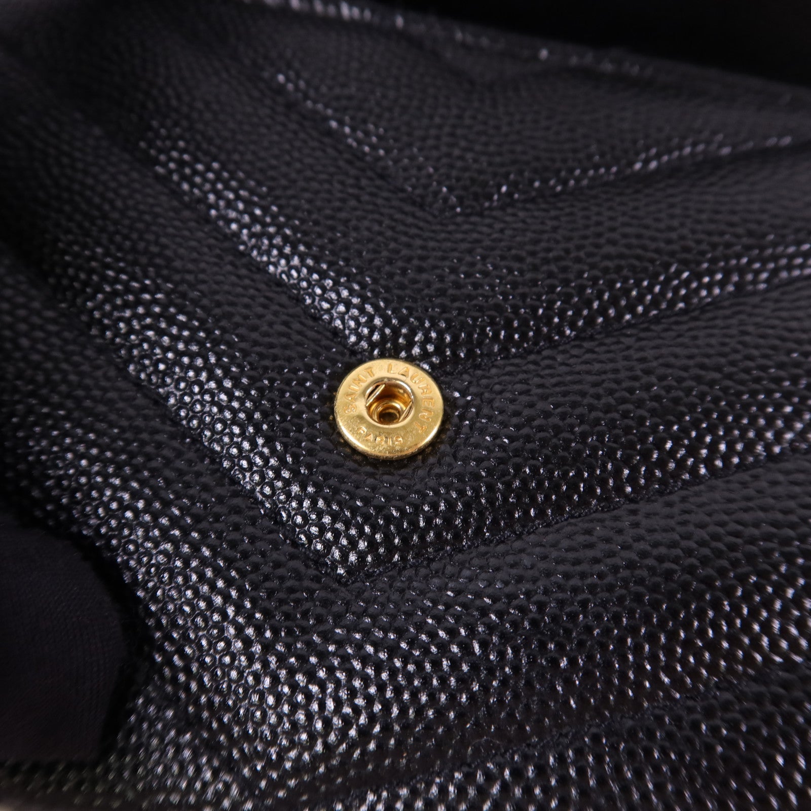 SAINT LAURENT 牛皮皮革Card Case金扣卡片套