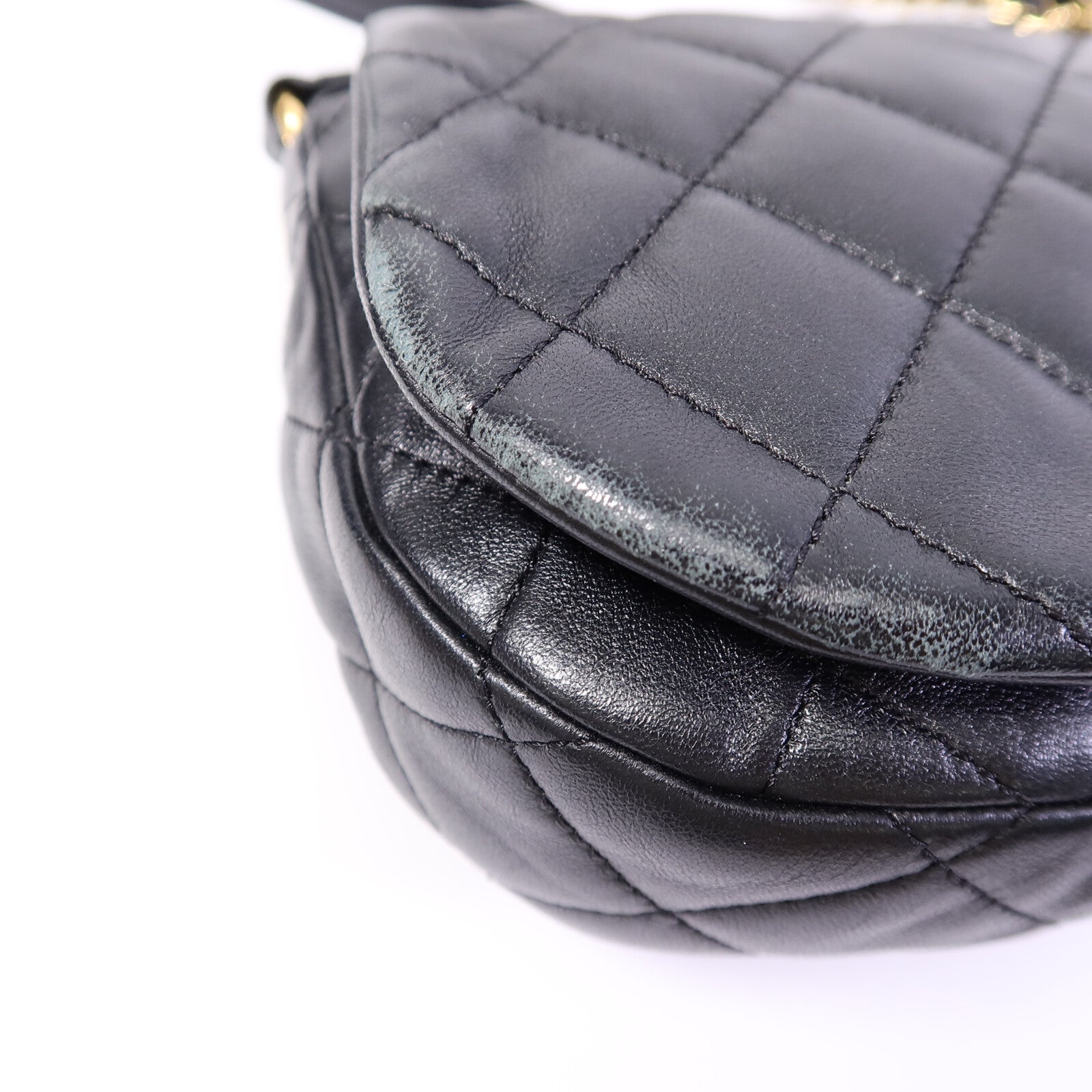 CHANEL 羊皮皮革Coco Mail Crossbody鏈帶肩背袋