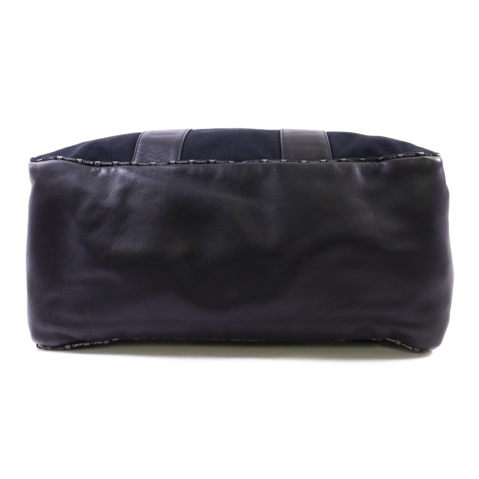 CHANEL 帆布/皮革Tote Bag手挽袋