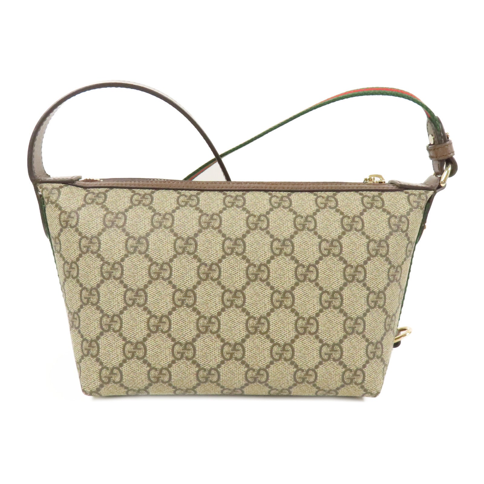 GUCCI 【激減優惠】塗層帆布Ophidia Mini Bag金扣肩背袋
