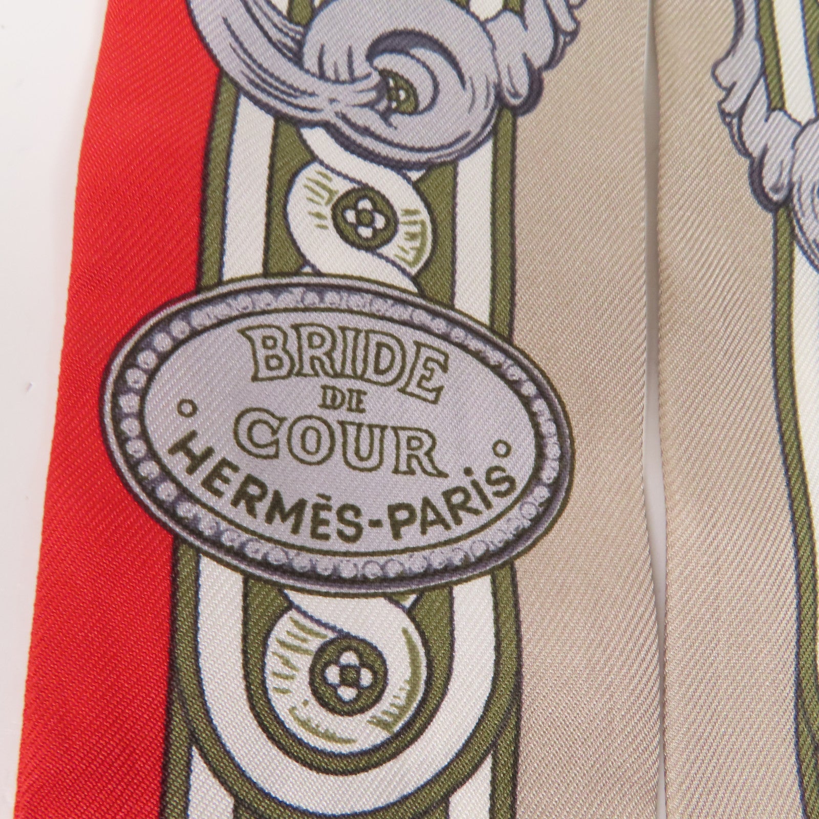 HERMES 絲質Twilly絲巾