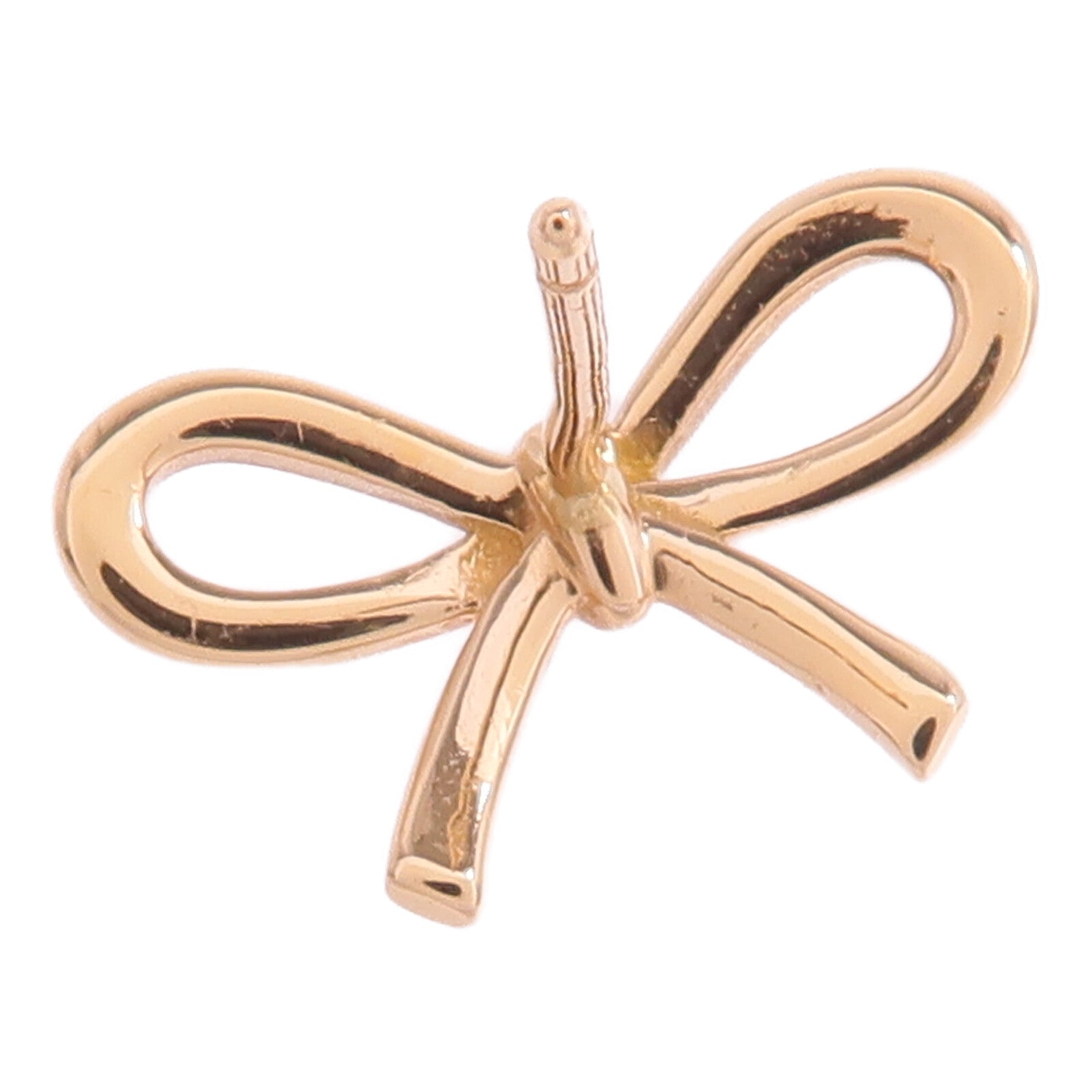 TIFFANY＆CO 18K黃金Bow Earring耳環