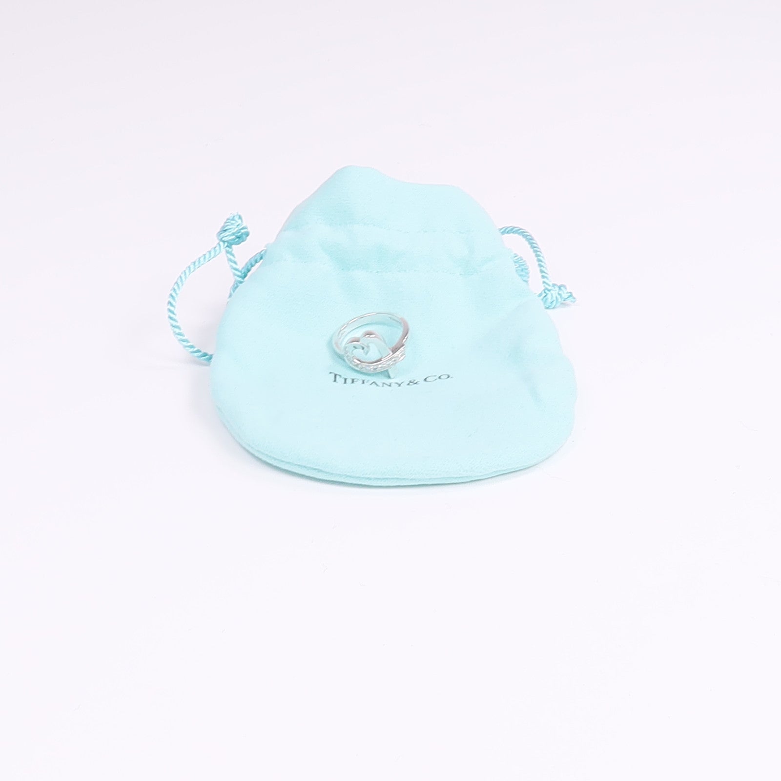 TIFFANY＆CO 【激減優惠】18K白金Diamond Ring鑽石戒指US#4.5