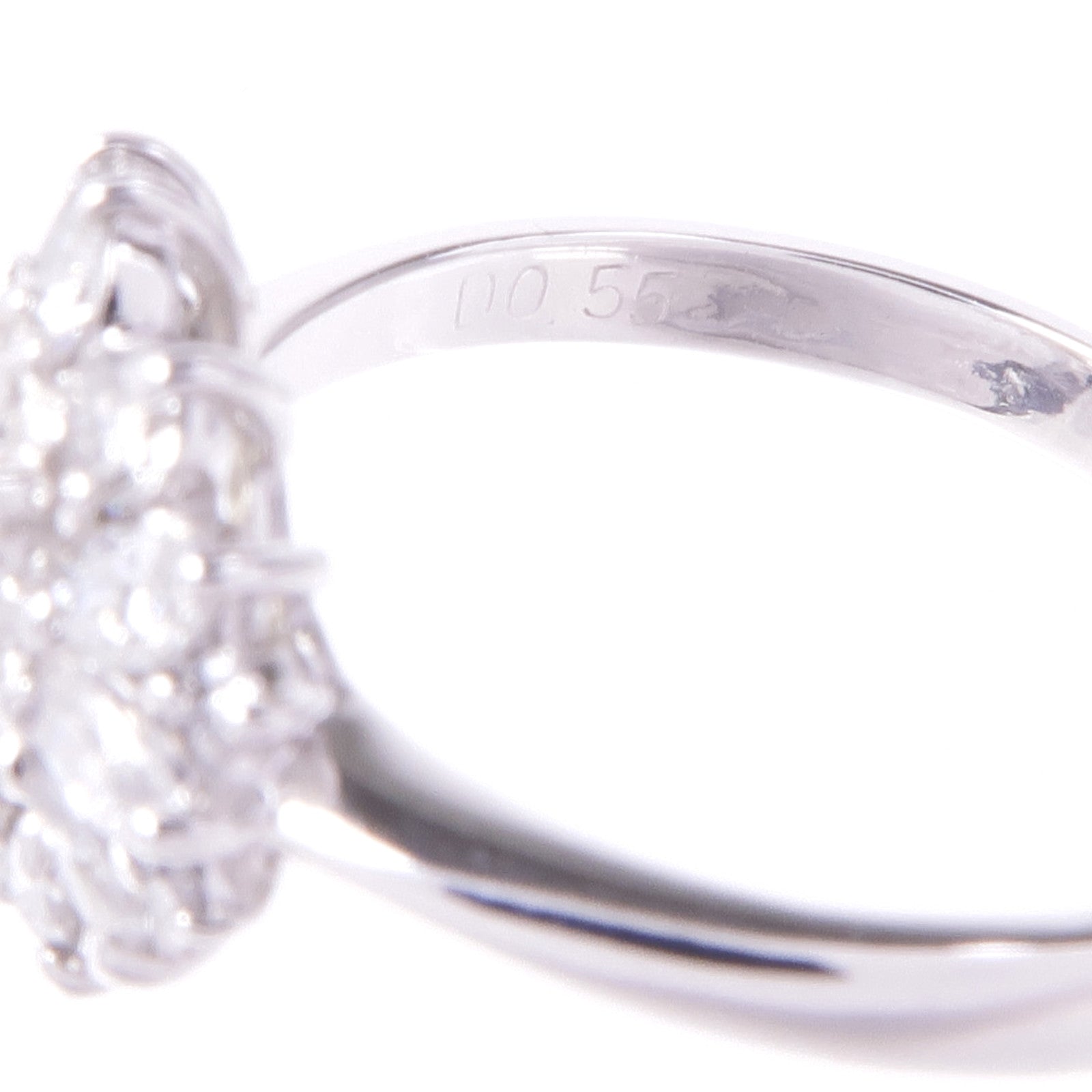 JEWELRY 【激減優惠】PT900鉑金Diamond Ring鑽石戒指US#6.5
