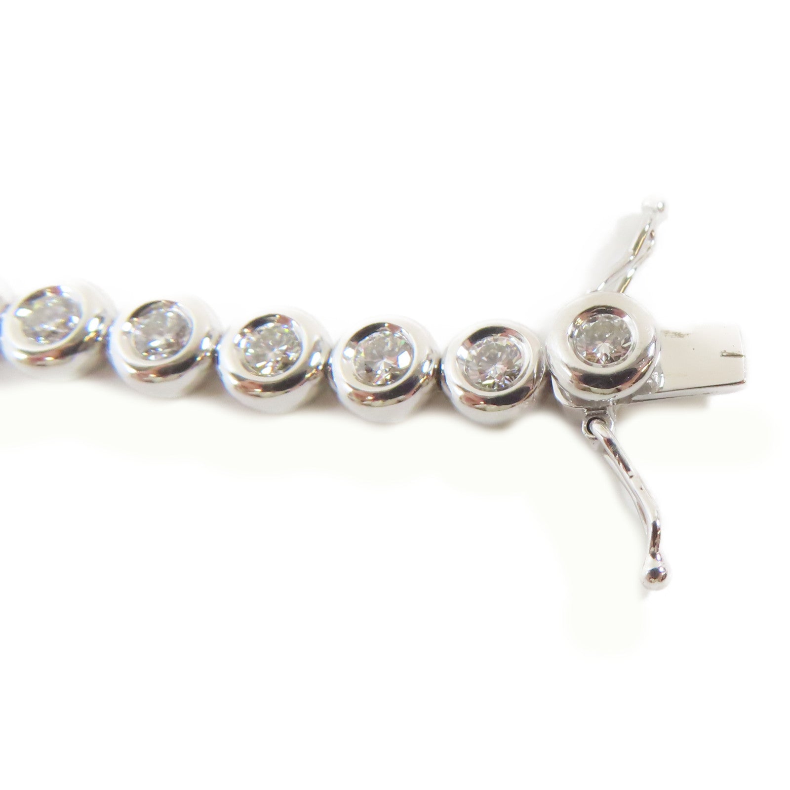JEWELRY 18K白金Diamond Bracelet2.312ct鑽石手鏈#16.5cm