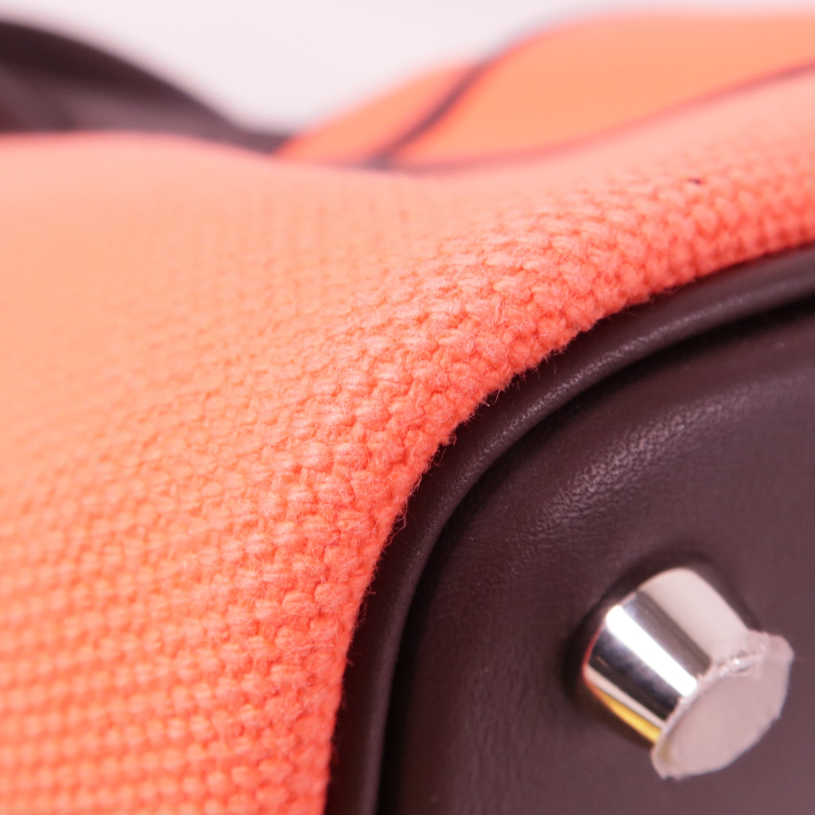 HERMES 【激減優惠】帆布Picotin PM Cargo手挽袋OERose Texas