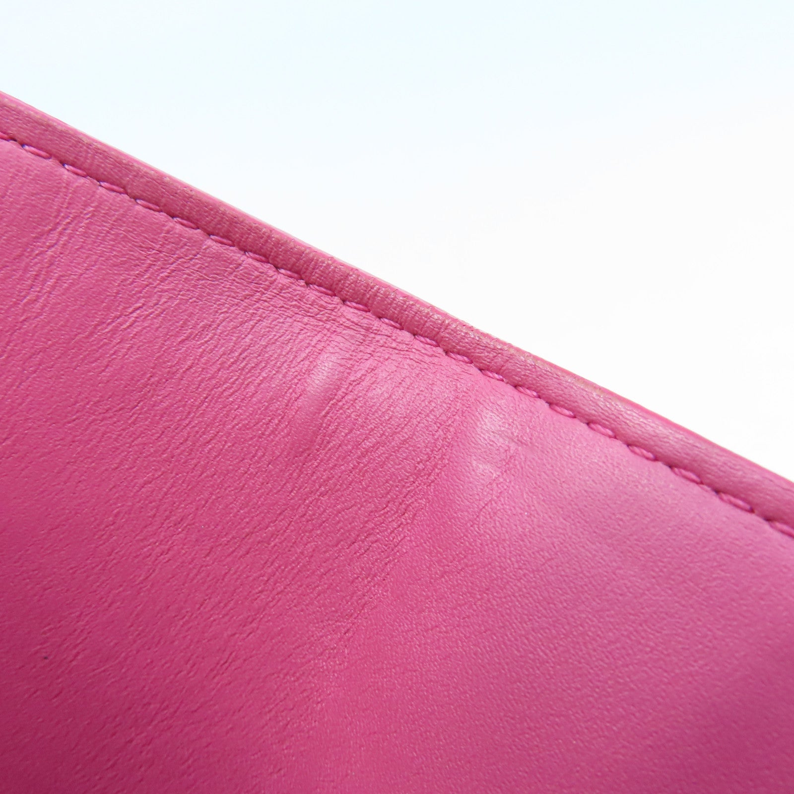 LOUIS VUITTON Vernis Wallet gold buckle wallet pink