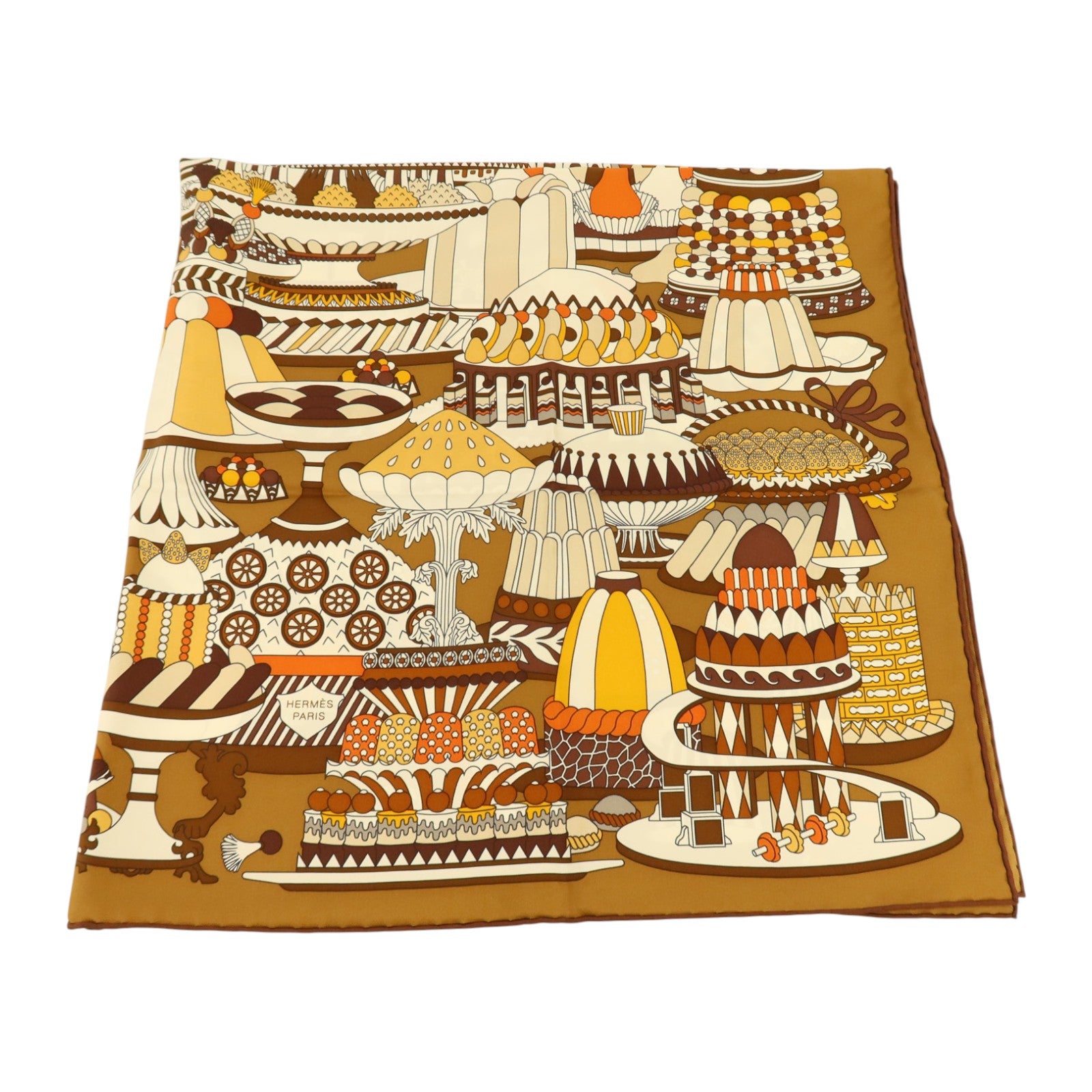 HERMES 絲質Scarf 90x90cm絲巾