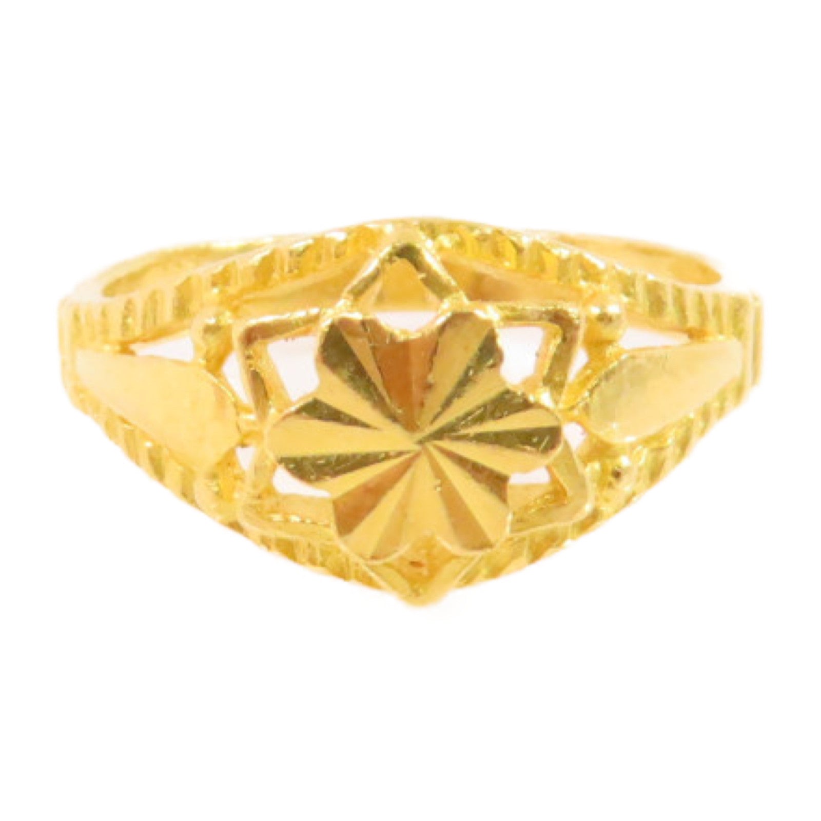 JEWELRY 24K黃金Gold Ring戒指US#3.75