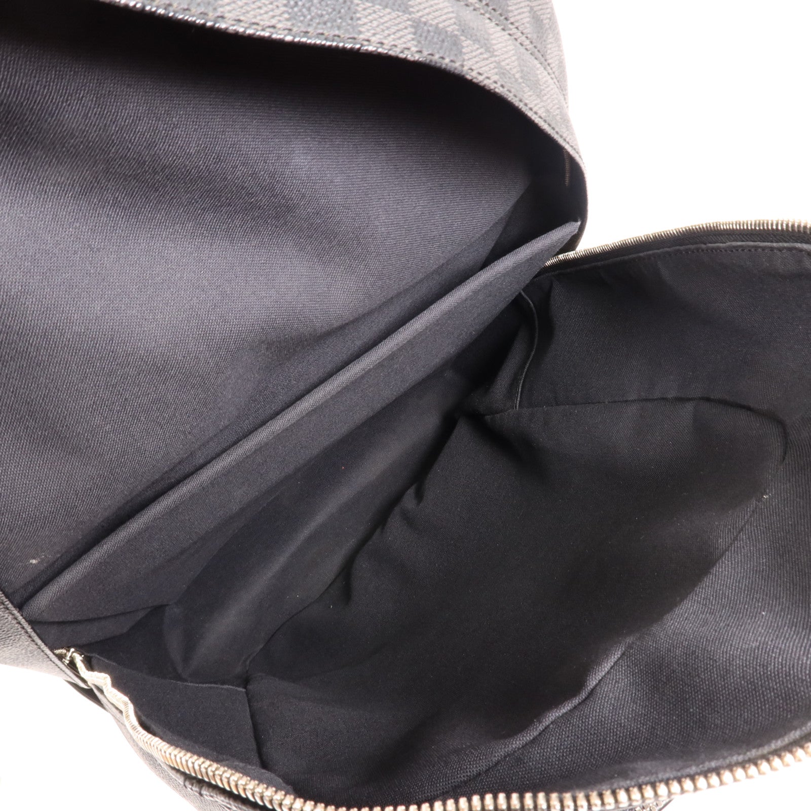 LOUIS VUITTON Damier Graphite Michael Backpack銀扣背包