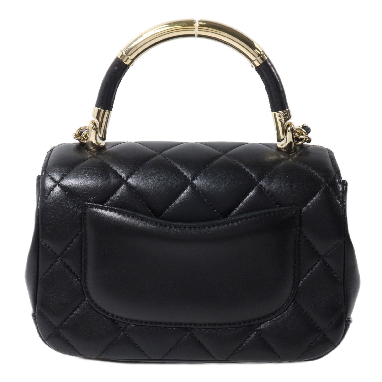 CHANEL 羊皮皮革2 Way Shoulder手挽肩背兩用袋