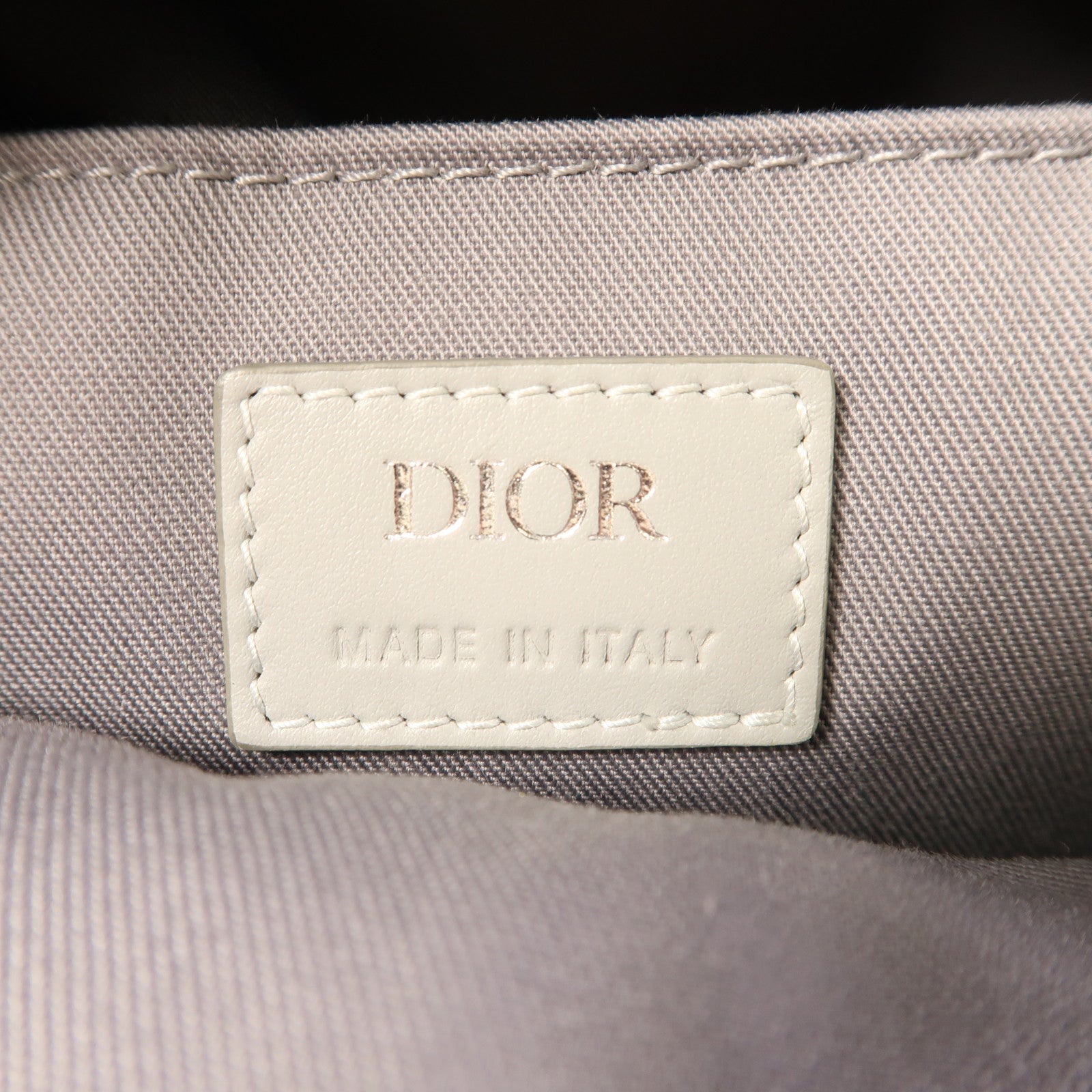 Dior 塗層帆布Riger銀扣背包