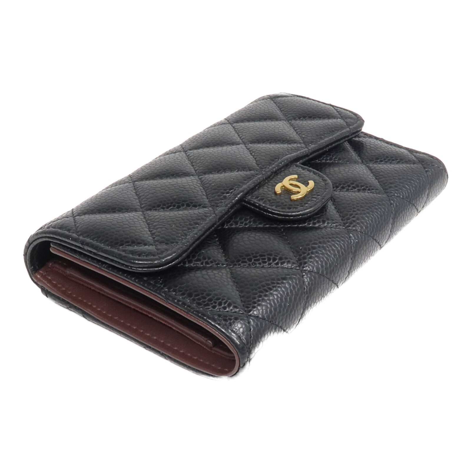 CHANEL 牛皮皮革Classic Medium Flap Wallet長錢包