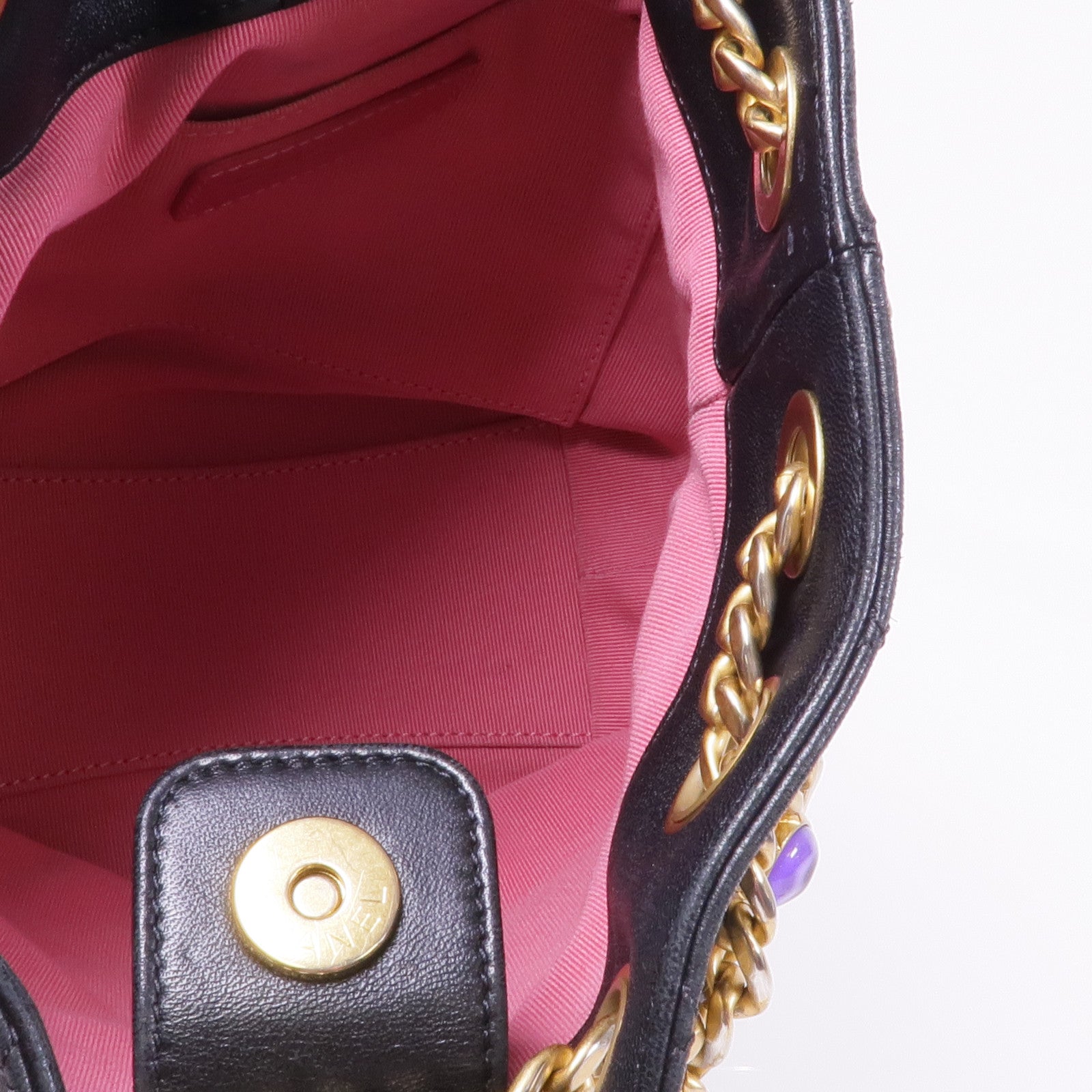 CHANEL 羊皮皮革Shoulder Bag金扣肩背袋