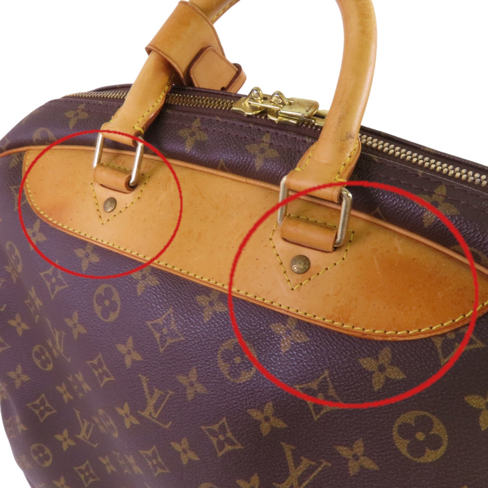 LOUIS VUITTON Monogram Evasion金扣手挽袋