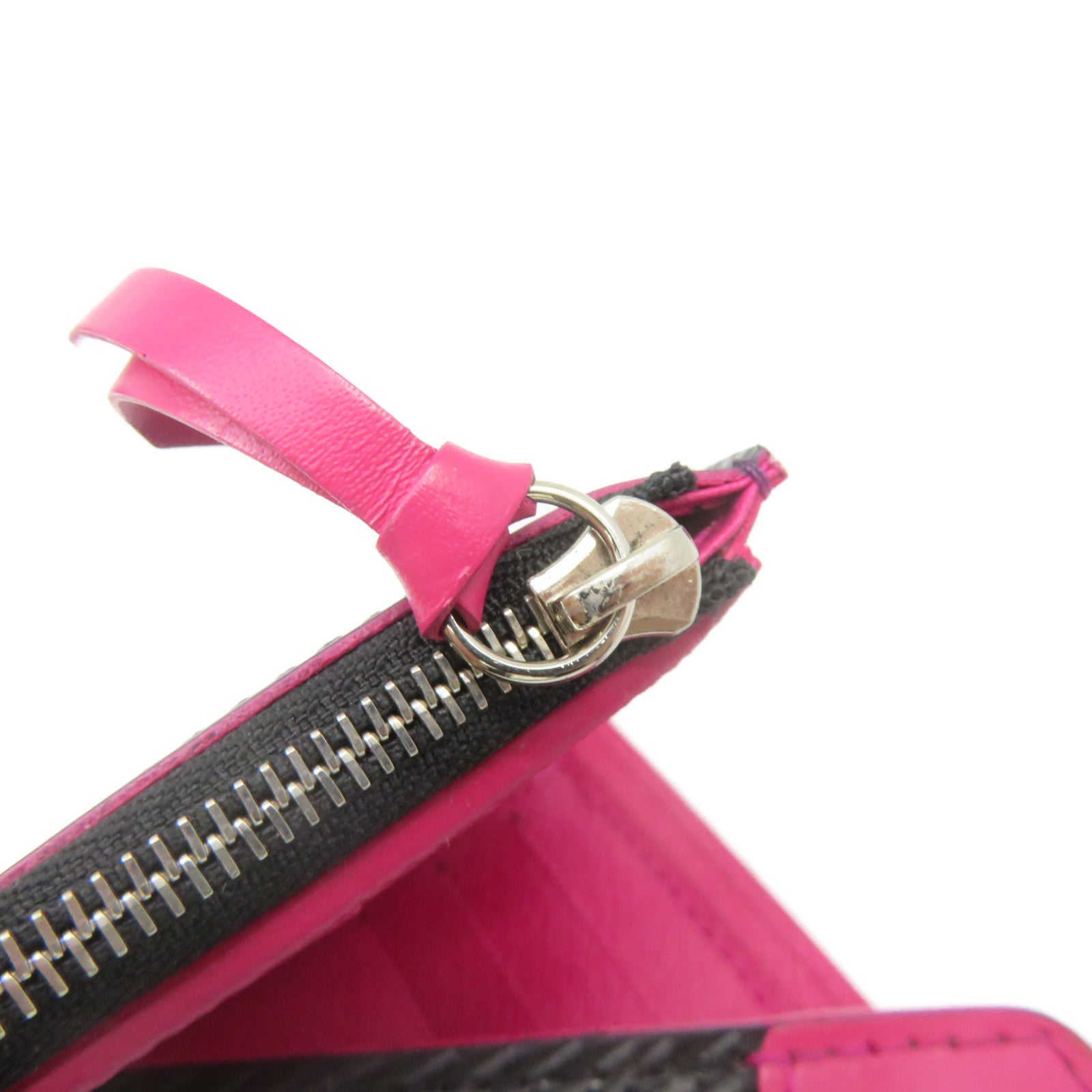 LOUIS VUITTON Epi Victorine Small Wallet短钱包黑色/粉红色