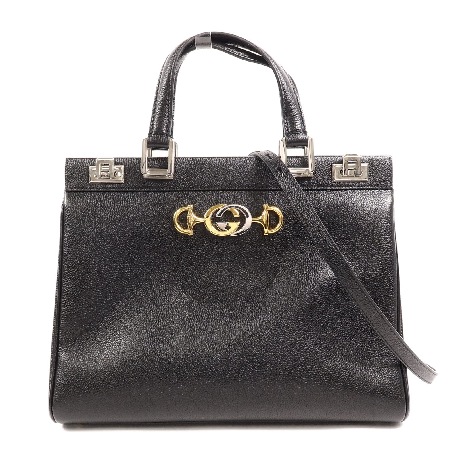 GUCCI 牛皮皮革Zumi Top Handle Bag手挽肩背兩用袋