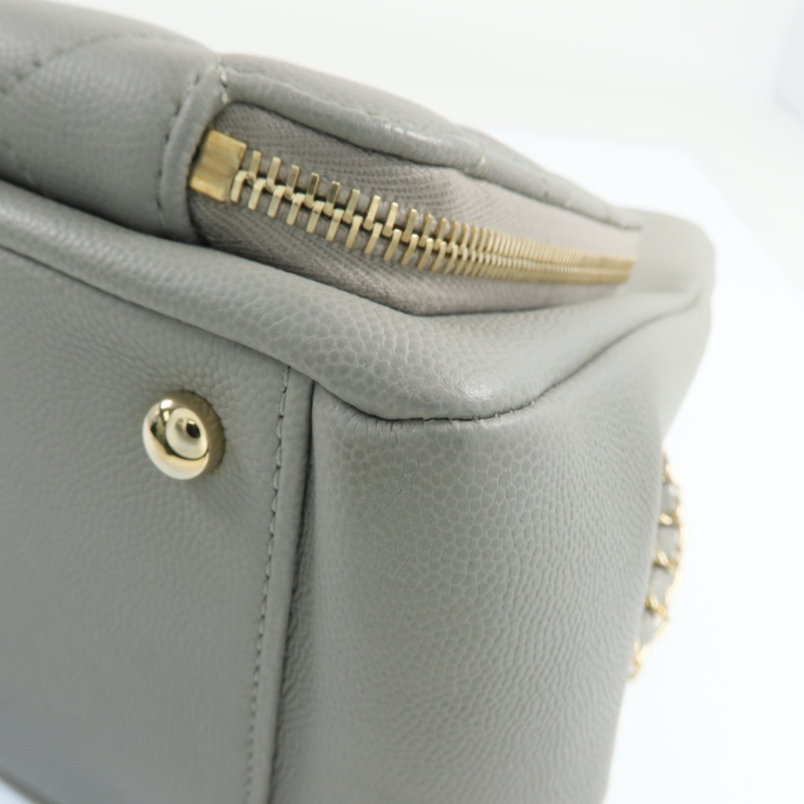 CHANEL 牛皮皮革Business Affinity金扣手挽肩背兩用袋