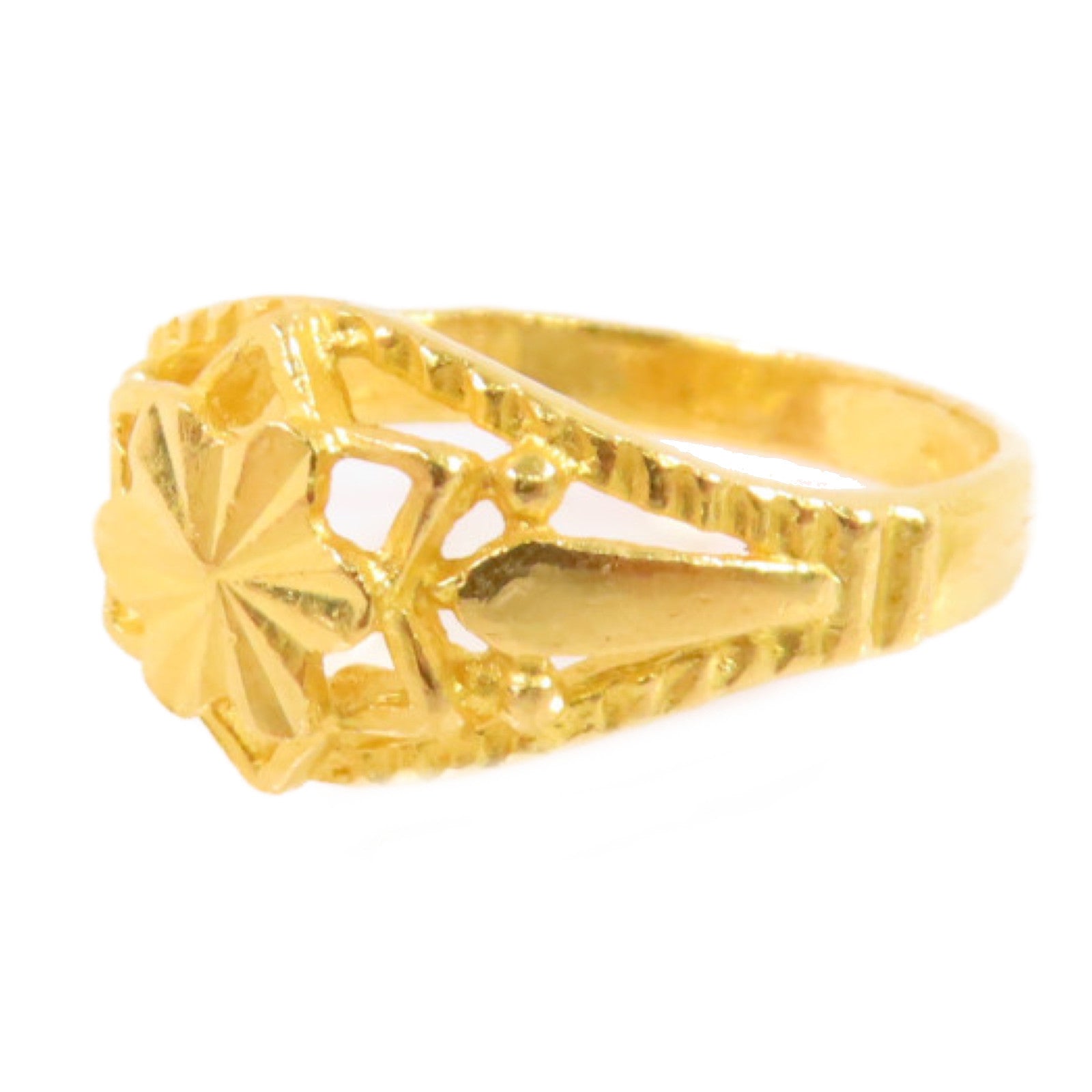 JEWELRY 24K黃金Gold Ring戒指US#3.75