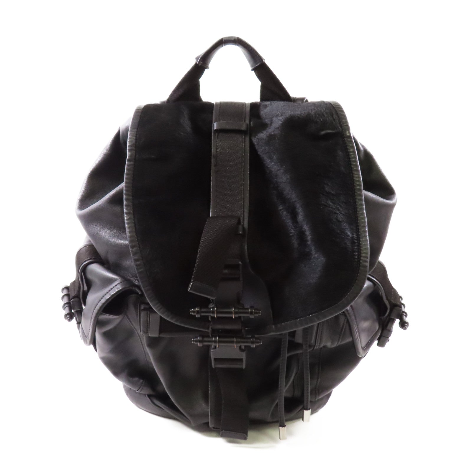 GIVENCHY 馬毛/牛皮皮革Backpack背包