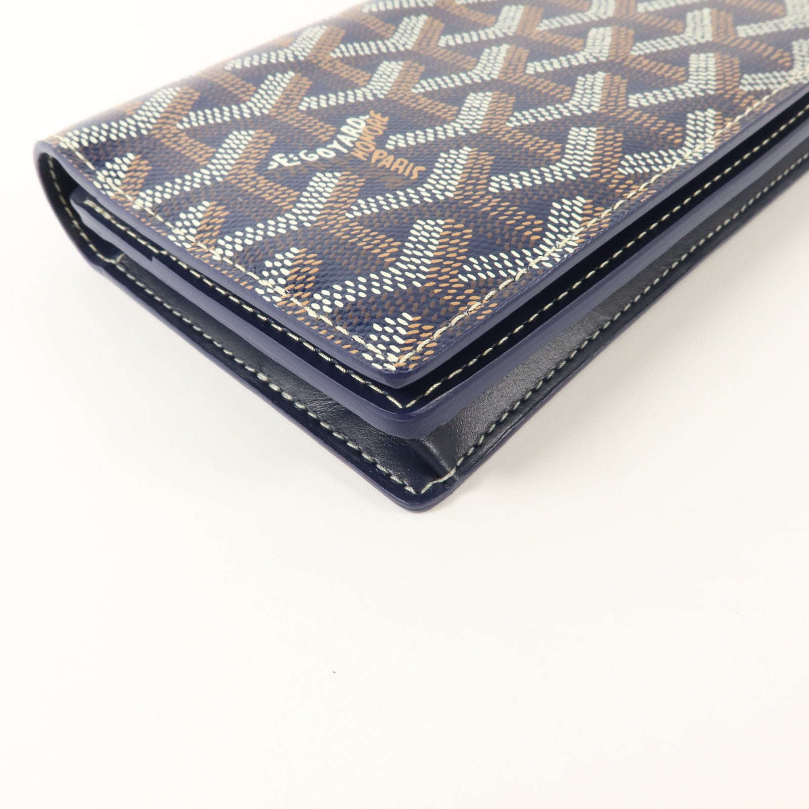 GOYARD 塗層帆布Richelieu Wallet銀扣長錢包