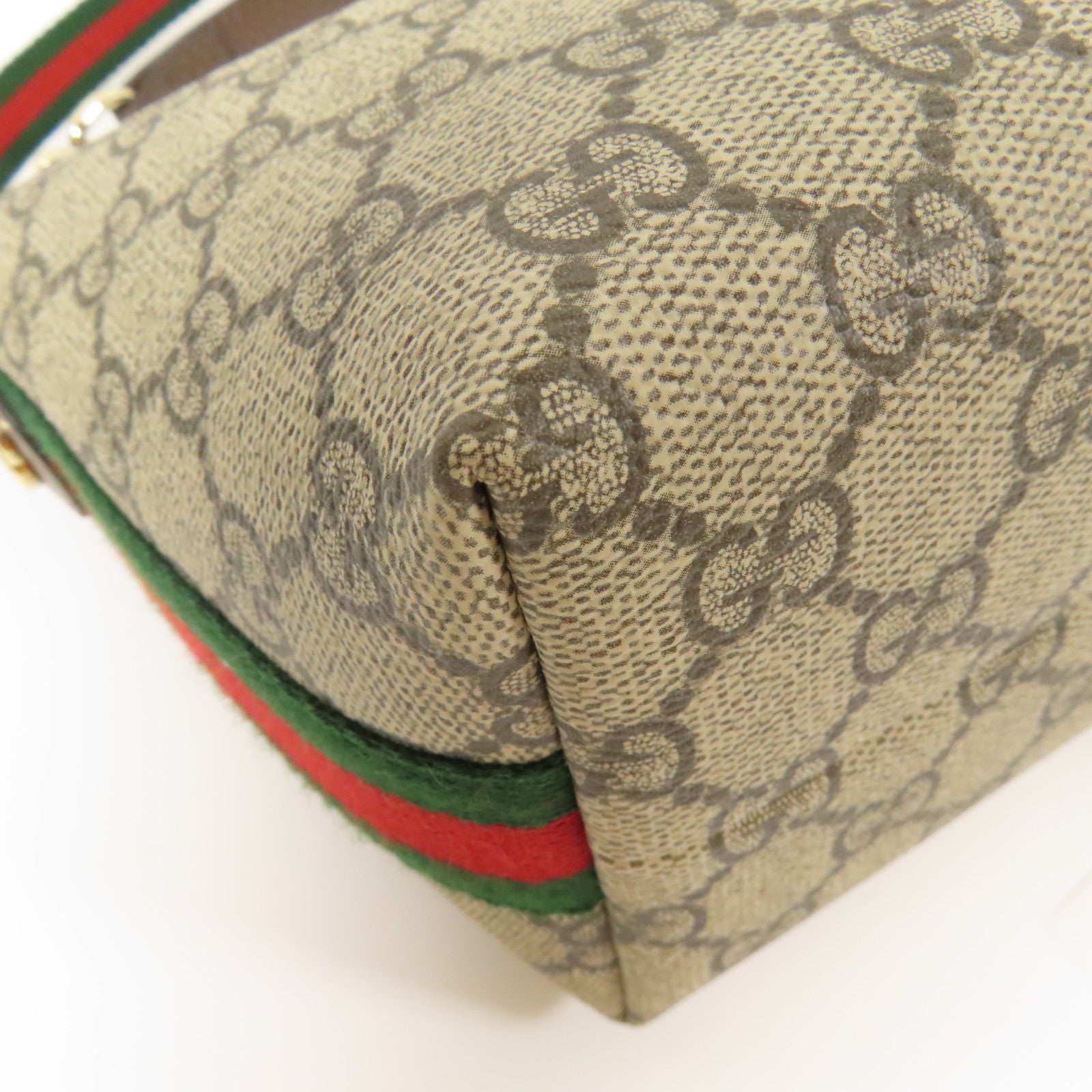 GUCCI 塗層帆布Ophidia Mini Bag金扣肩背袋