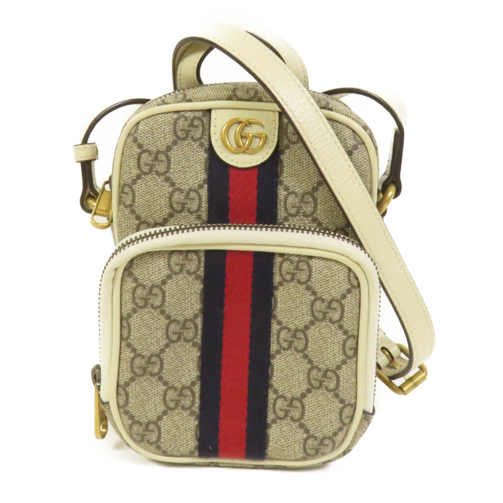 GUCCI × LA Angels™ ボディバッグ GUCCI Gucci LA Angels GG Canvas Body Bag GG Canvas Beige Unisex