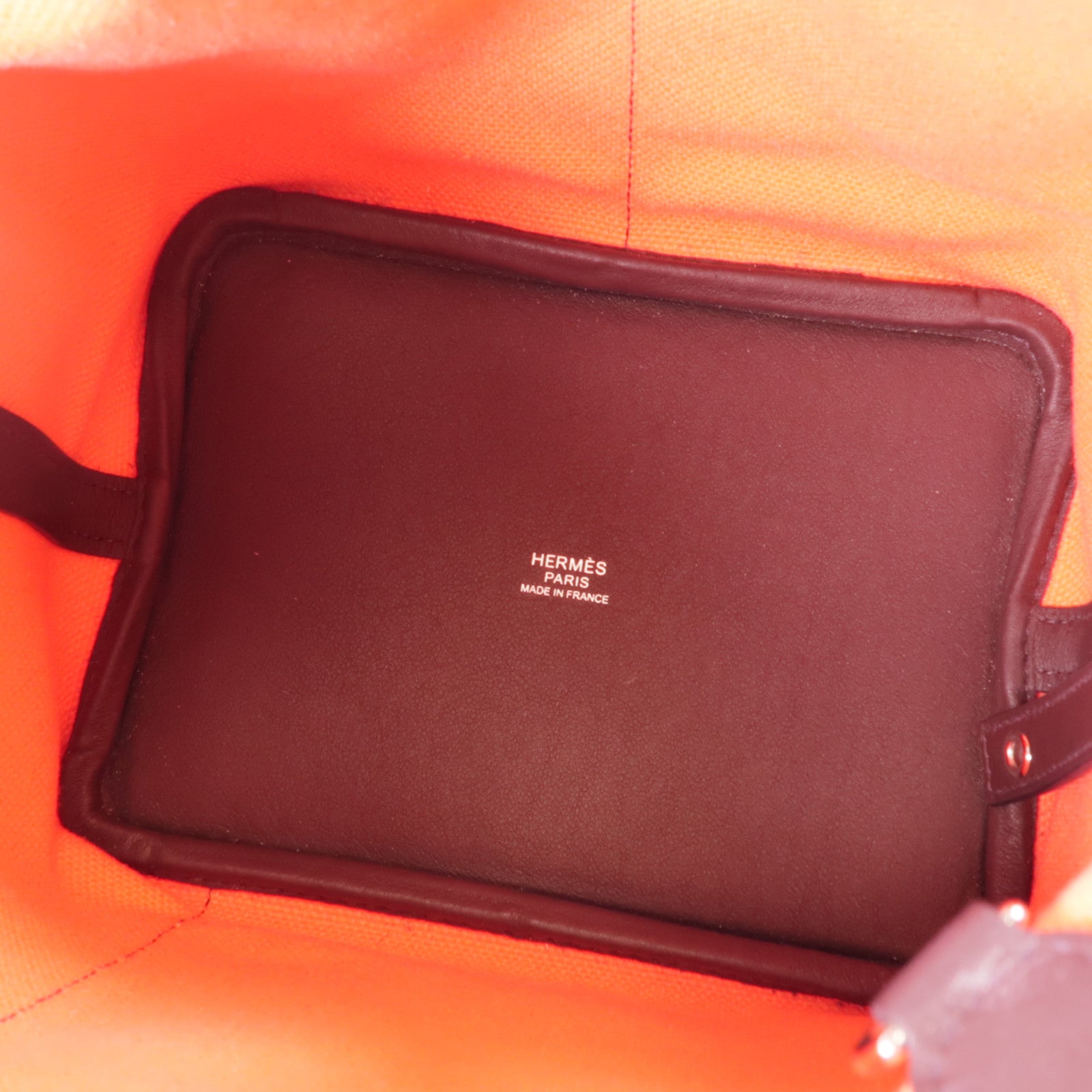 HERMES 【激減優惠】帆布Picotin PM Cargo手挽袋OERose Texas