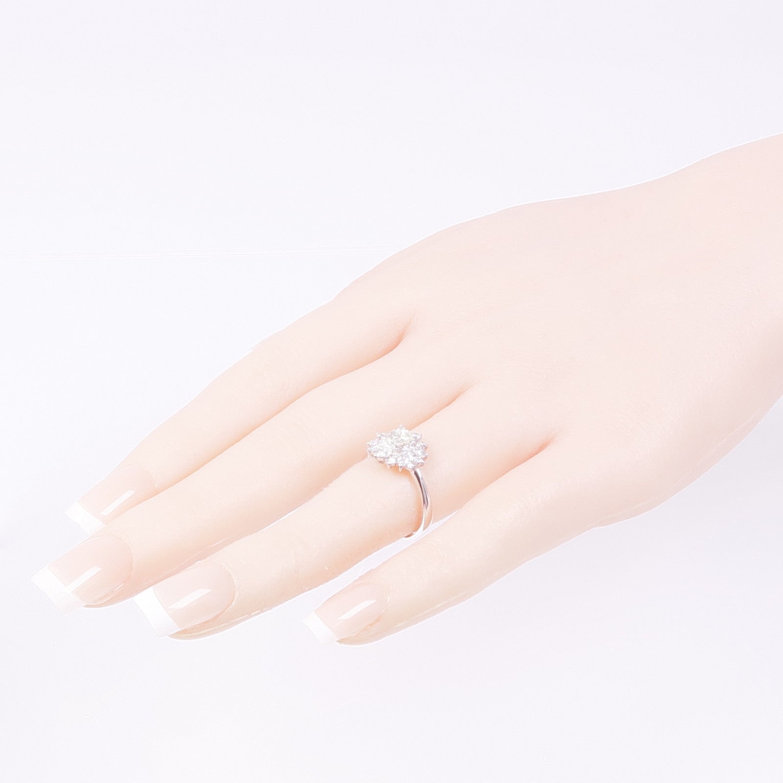 JEWELRY PT900鉑金Diamond Ring鑽石戒指US#6.5
